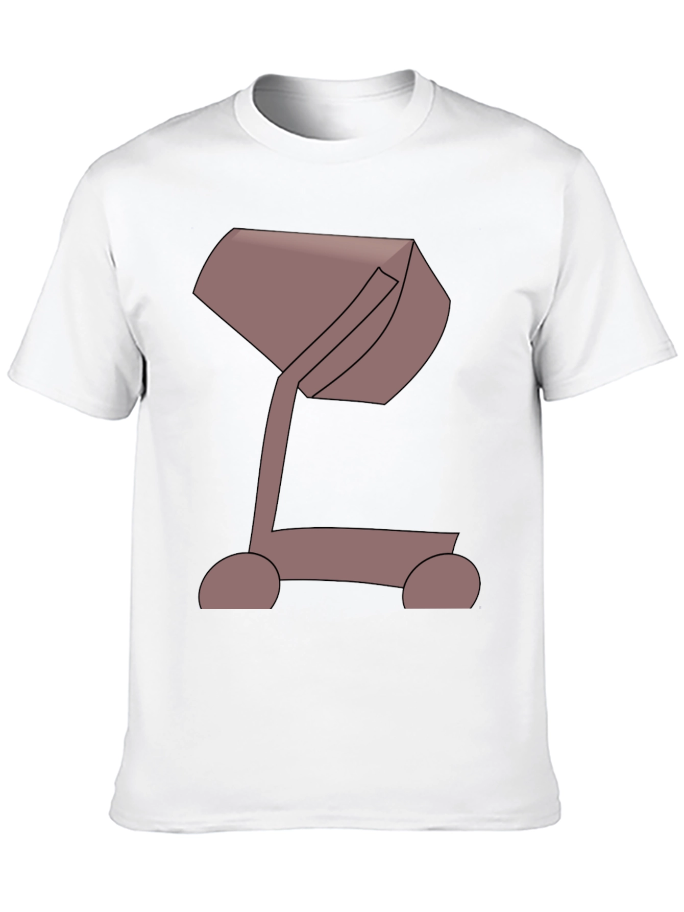 Modern Art Cement Mixer Graphic Tee - Unique Design