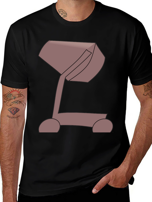 Modern Art Cement Mixer Graphic Tee - Unique Design