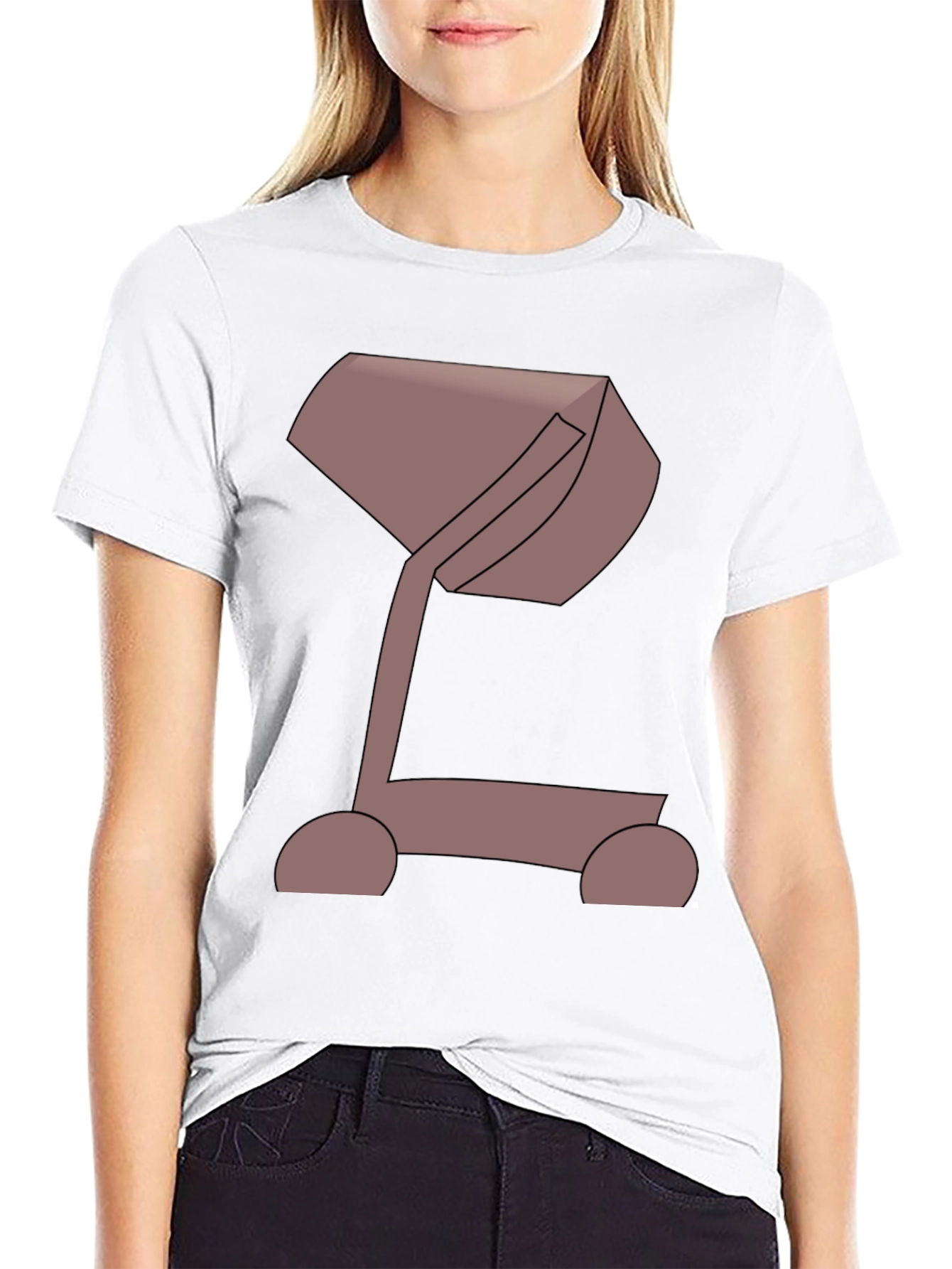 Modern Art Cement Mixer Graphic Tee - Unique Design