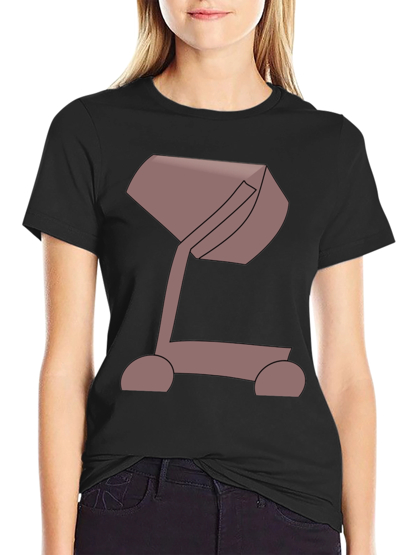Modern Art Cement Mixer Graphic Tee - Unique Design