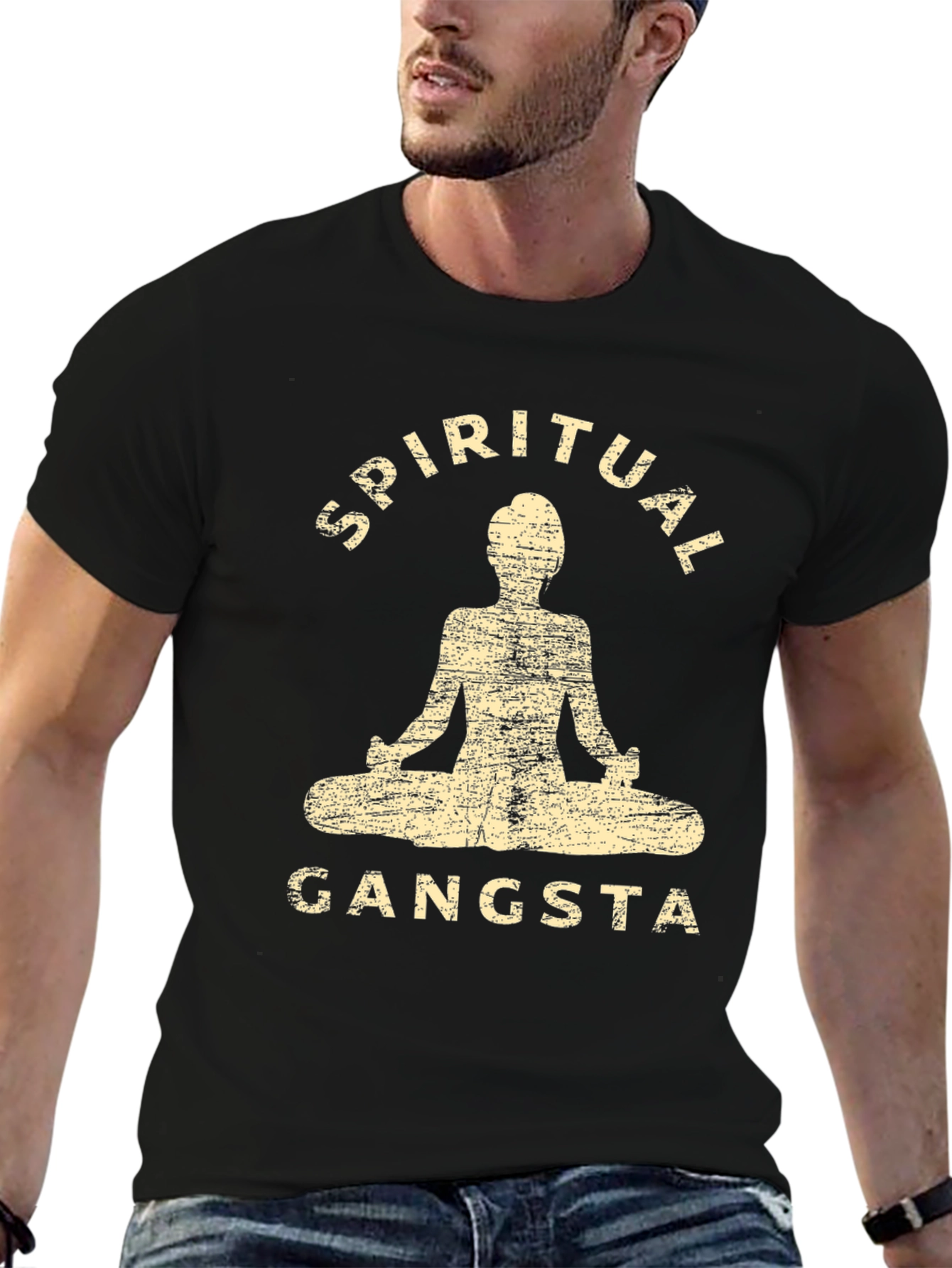 Spiritual Gangsta Graphic Tee - Zen Style Shirt