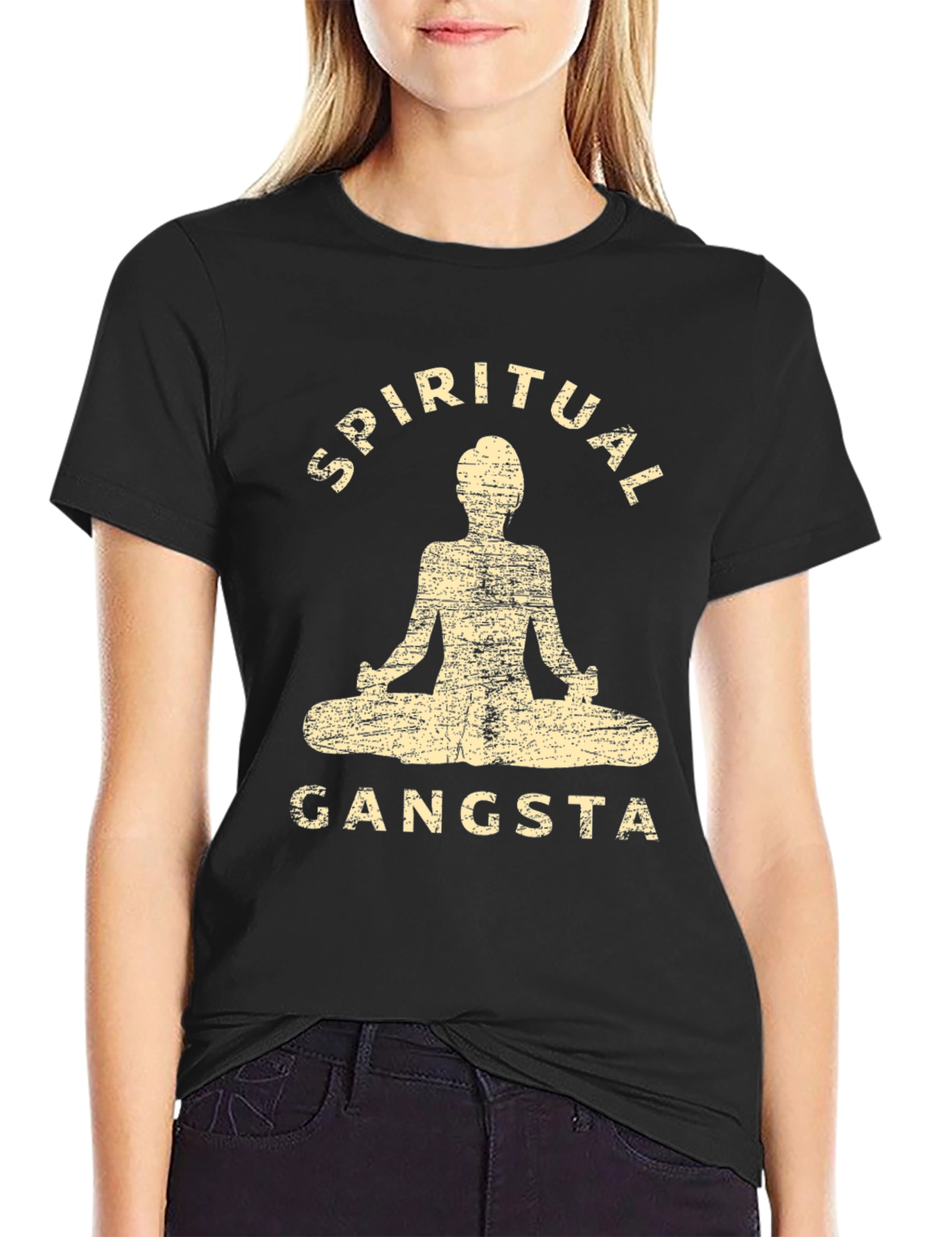 Spiritual Gangsta Graphic Tee - Zen Style Shirt
