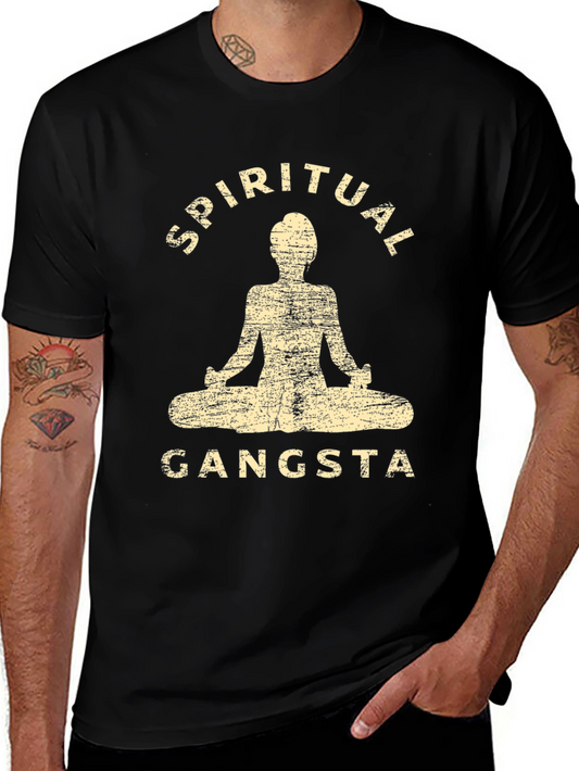 Spiritual Gangsta Graphic Tee - Zen Style Shirt