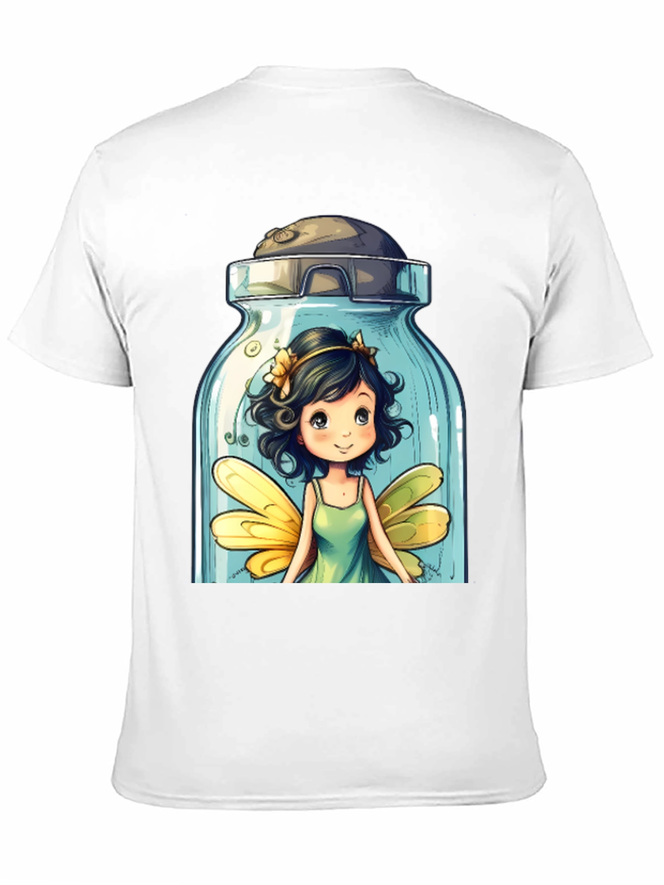 Whimsical Fairy Jar Graphic T-Shirt