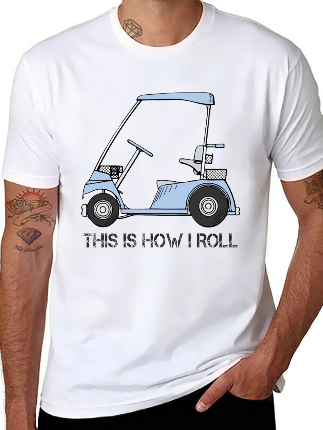 Golf Cart T-Shirt: This Is How I Roll Tee