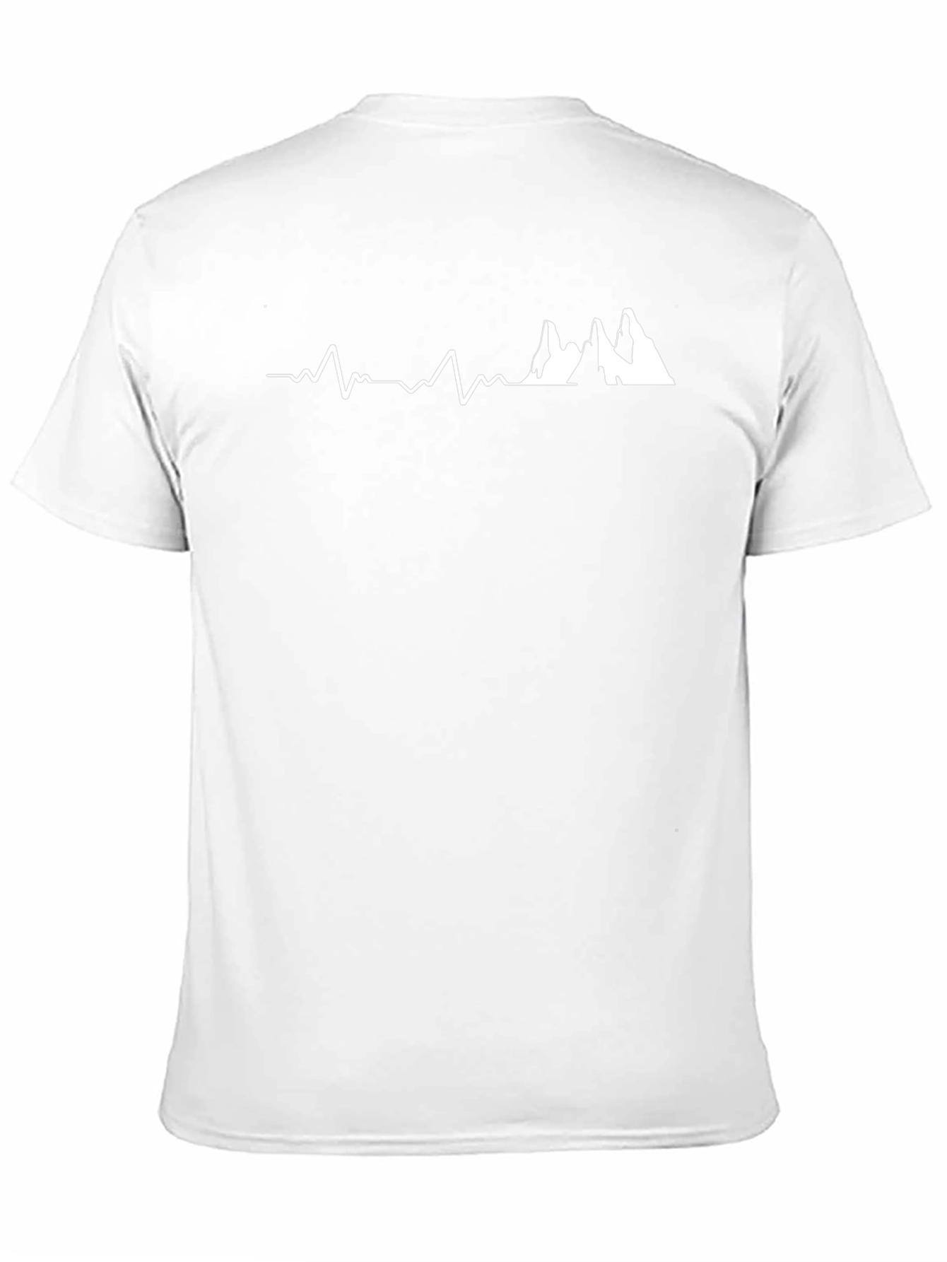 Mountain Heartbeat Graphic Tee - Black