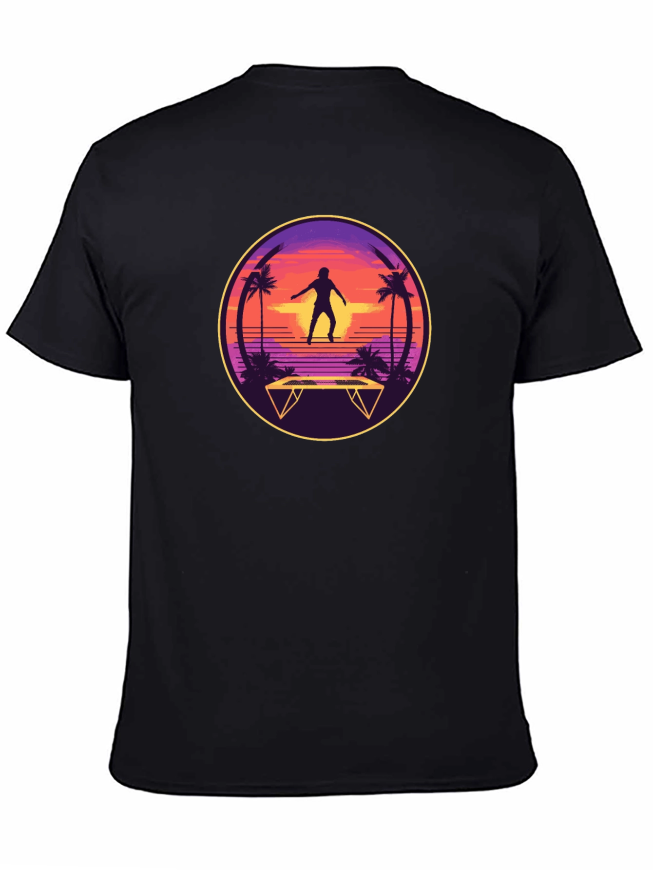 Retro Trampoline T-Shirt - Beach Vibes