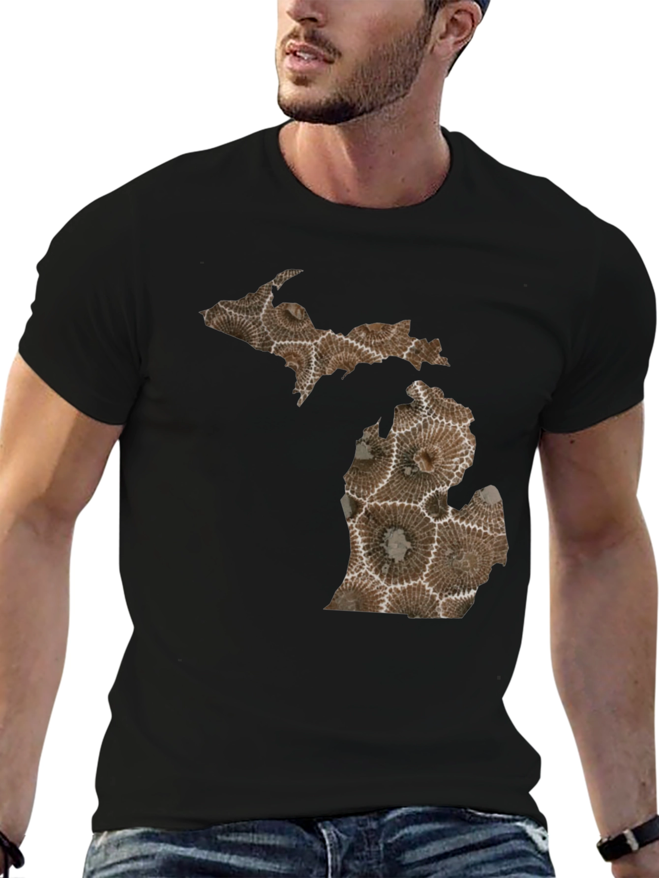 Michigan Petoskey Stone Graphic Tee