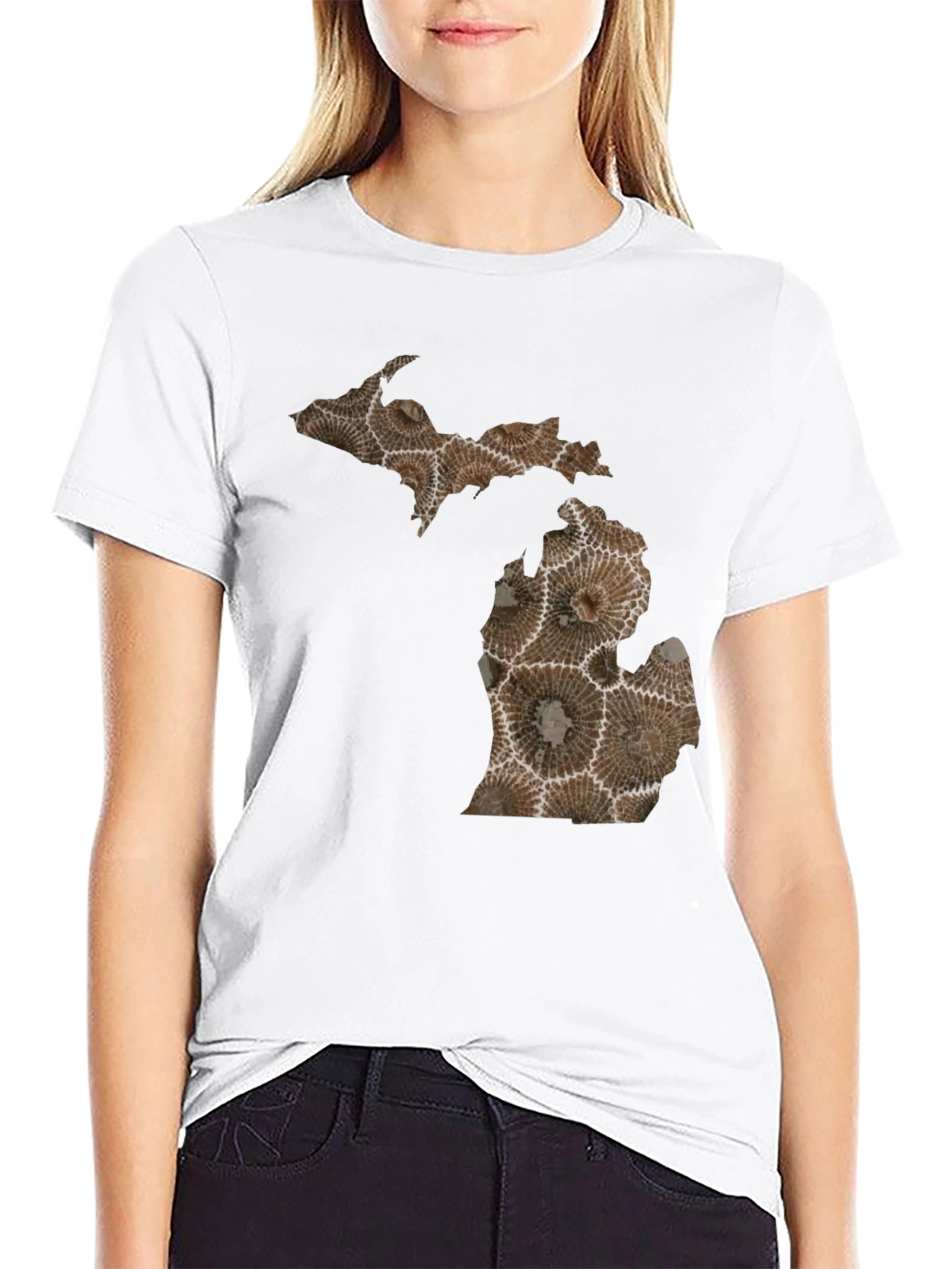 Michigan Petoskey Stone Graphic Tee