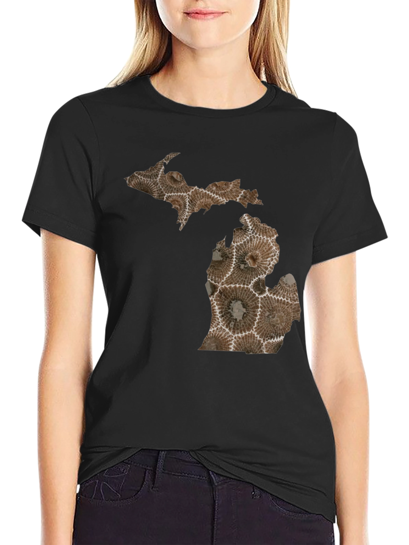 Michigan Petoskey Stone Graphic Tee