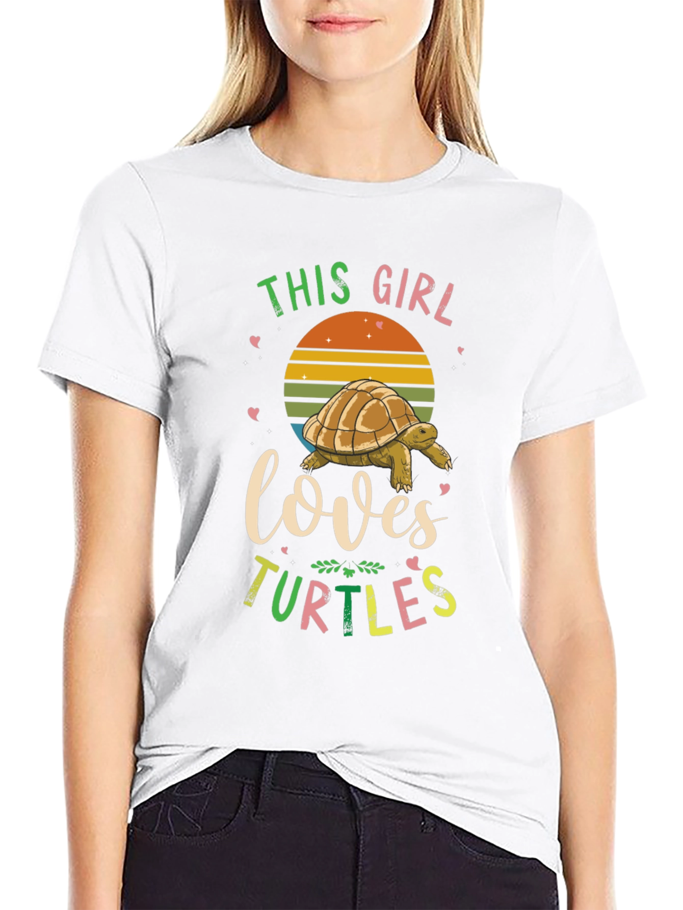 This Girl Loves Turtles Graphic Tee