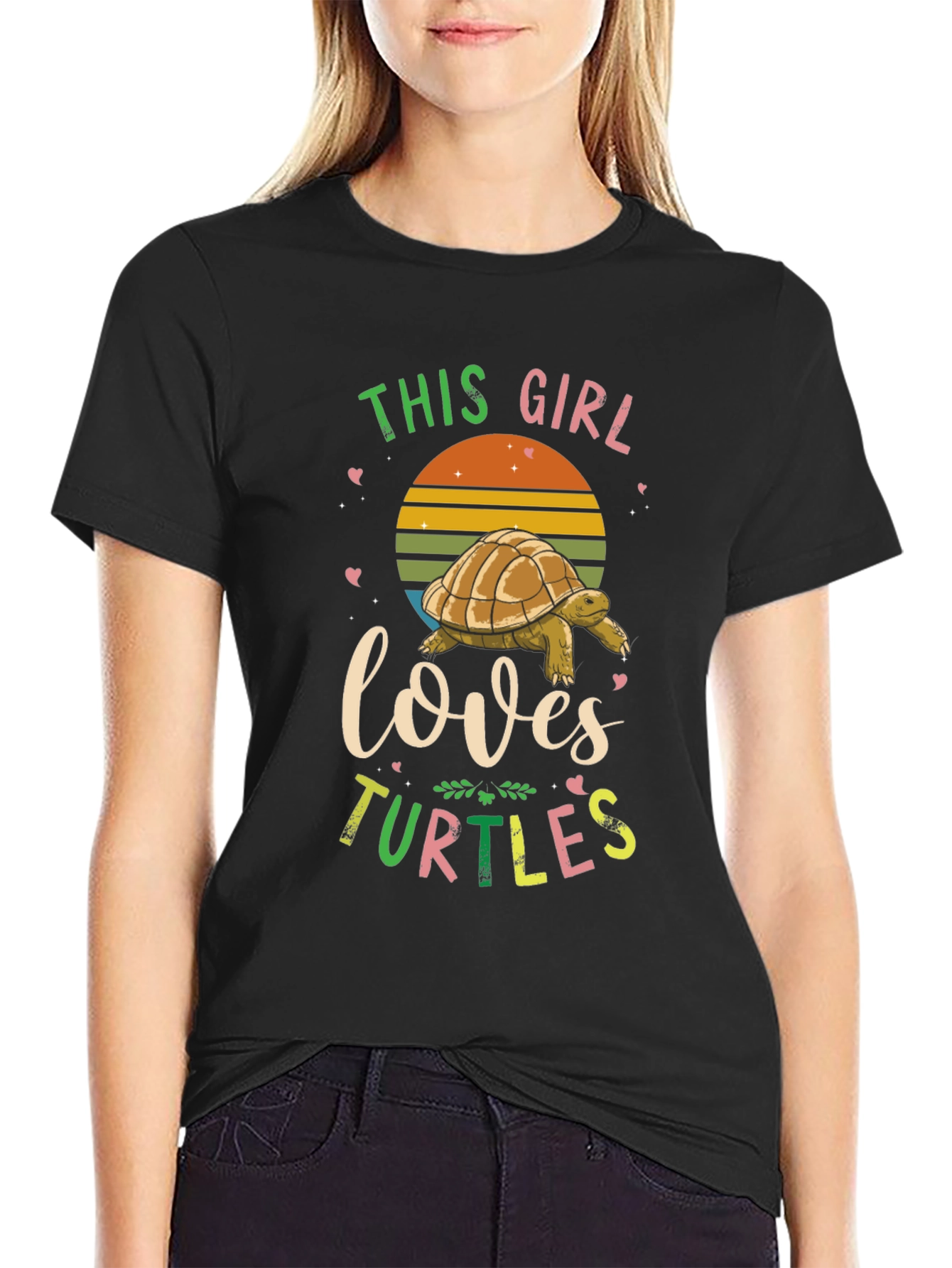 This Girl Loves Turtles Graphic Tee
