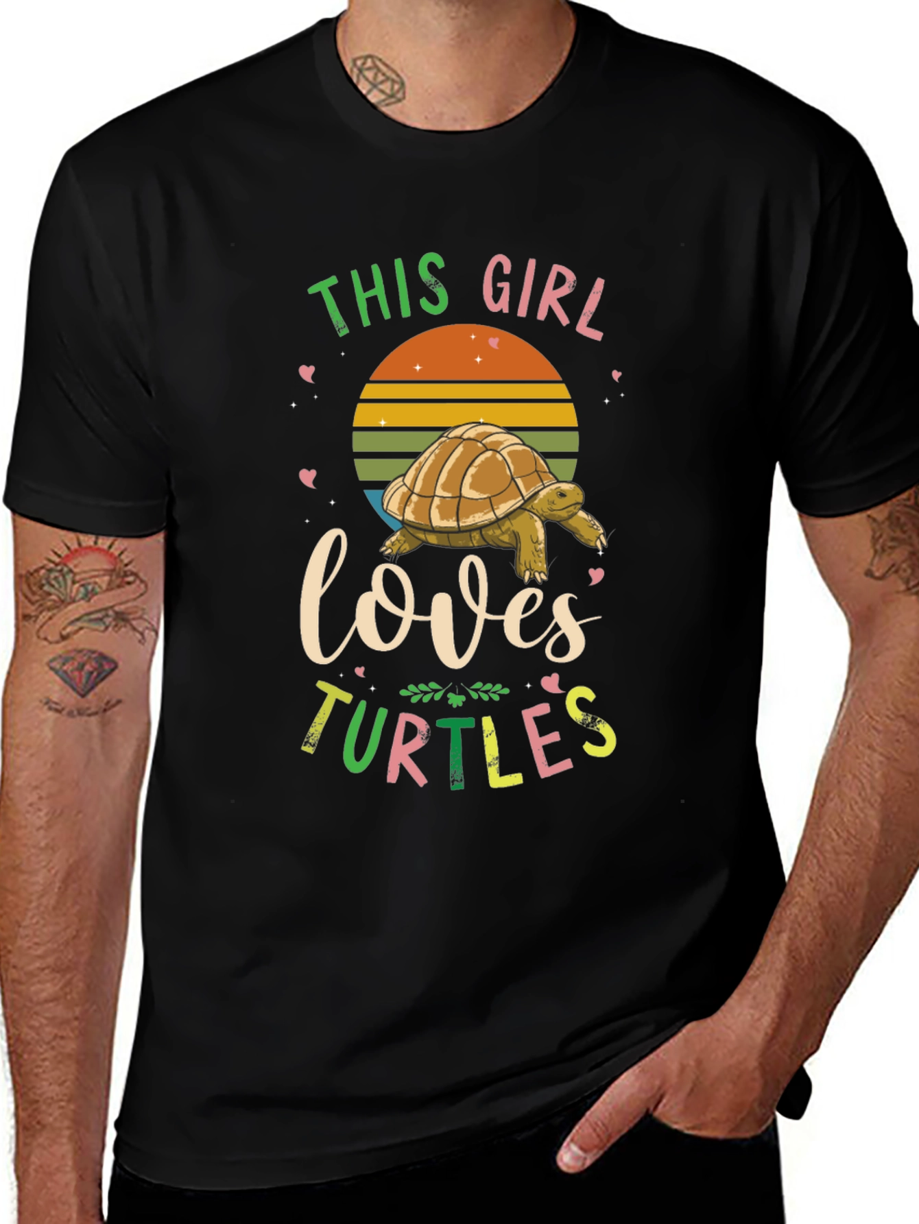 This Girl Loves Turtles Graphic Tee