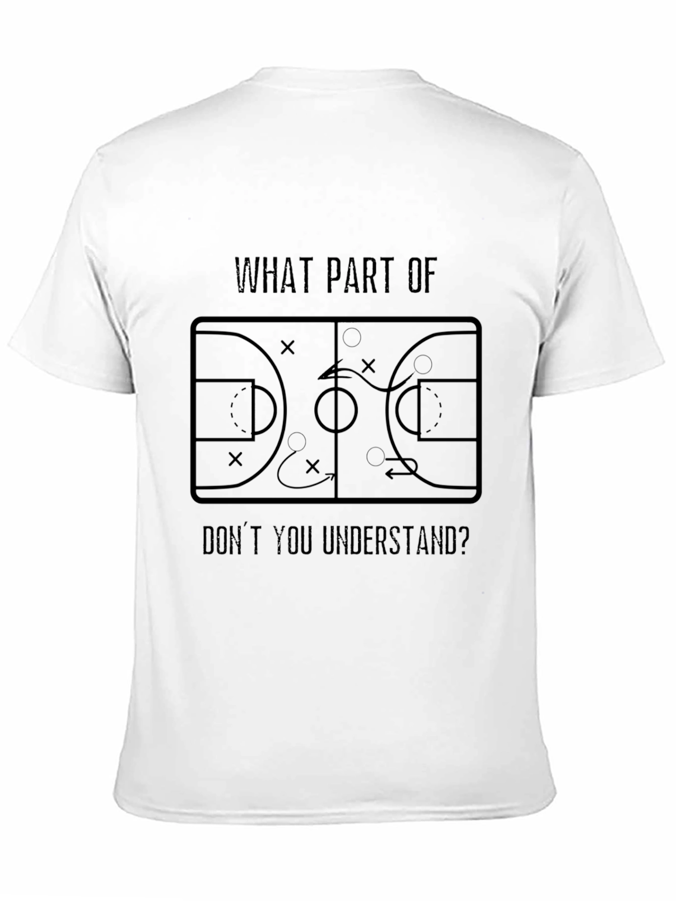 Basketball Play Diagram T-Shirt