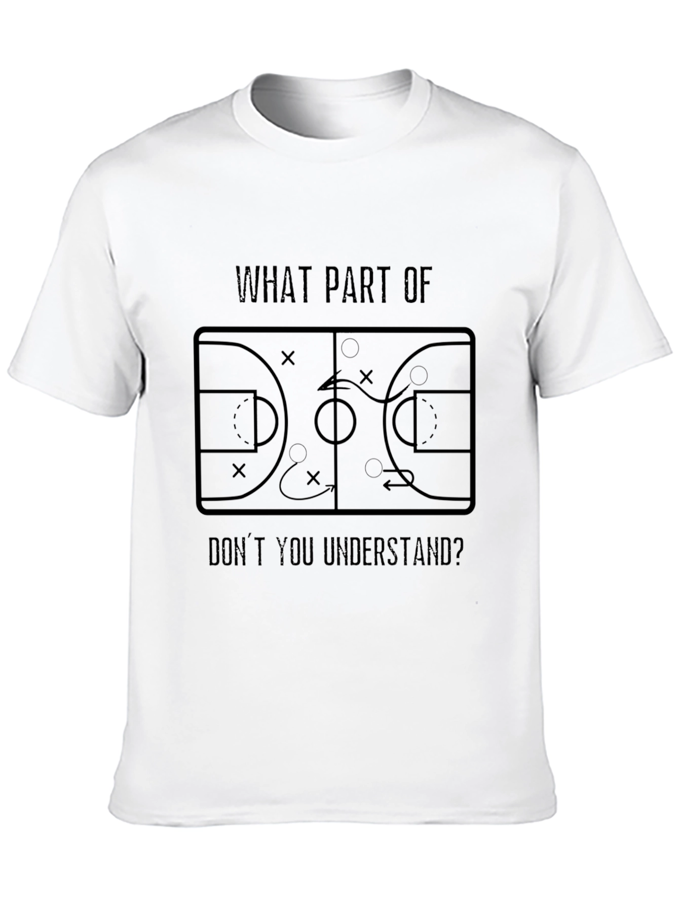 Basketball Play Diagram T-Shirt