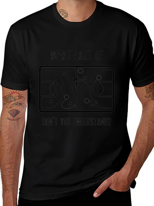 Basketball Play Diagram T-Shirt