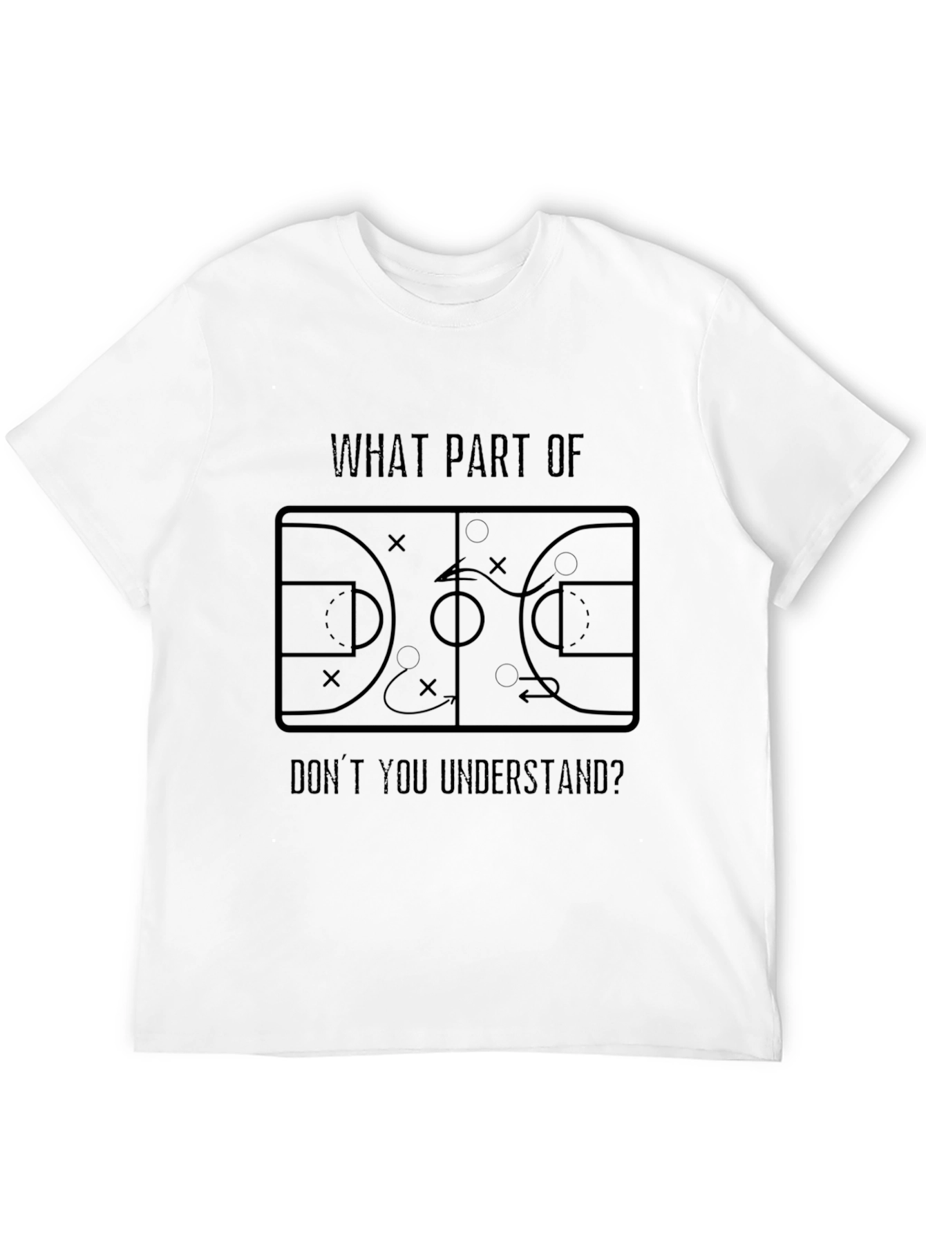 Basketball Play Diagram T-Shirt