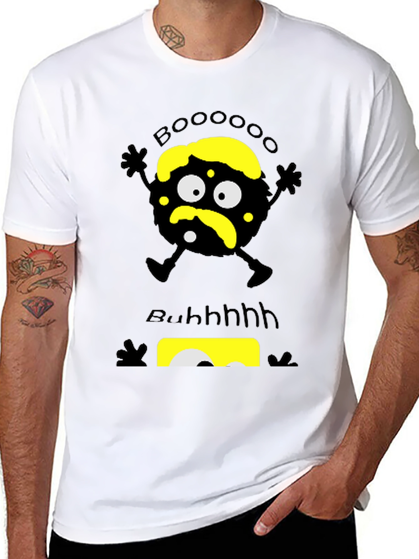 Boo! Spooky Graphic Print T-Shirt