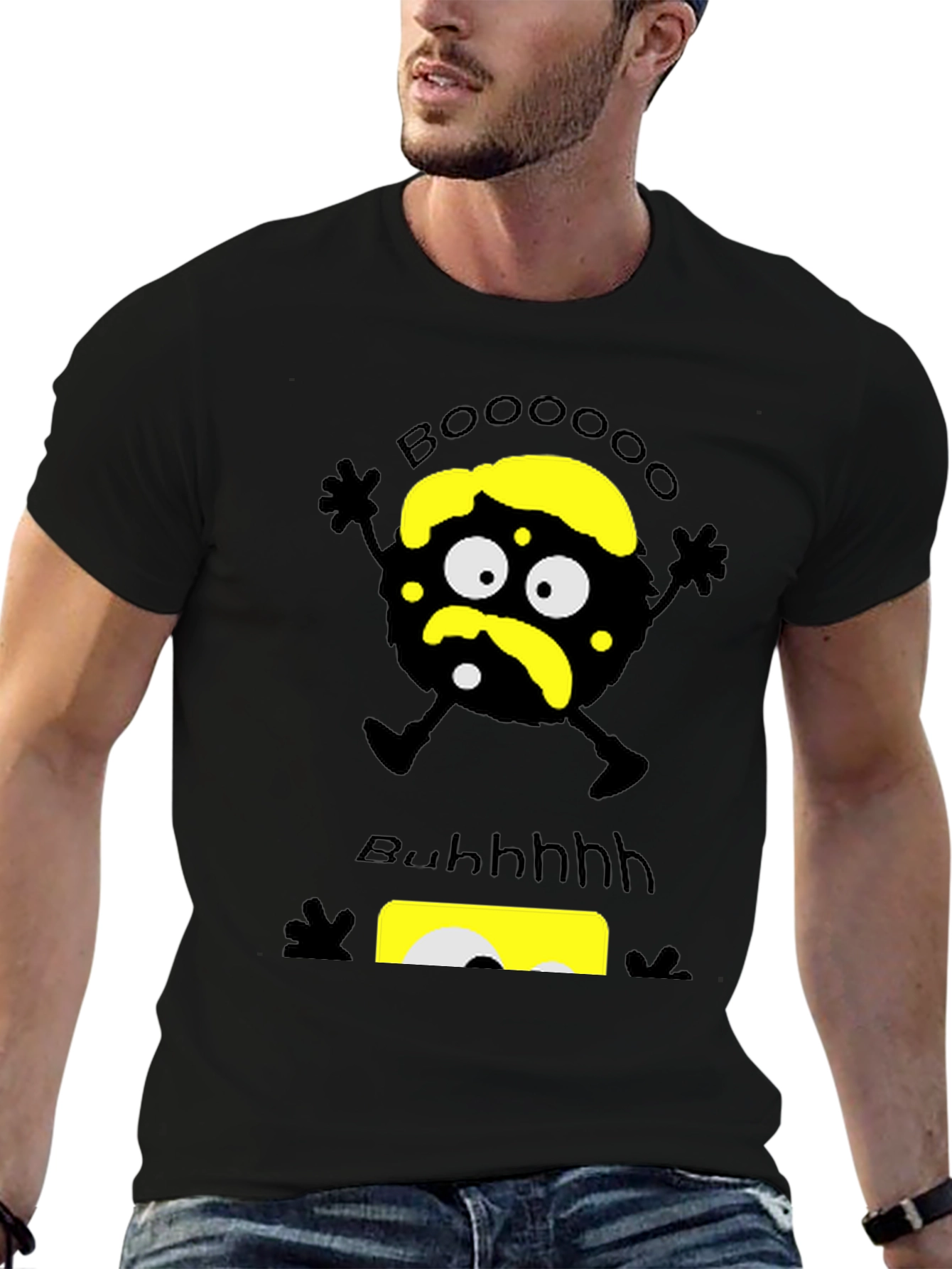 Boo! Spooky Graphic Print T-Shirt