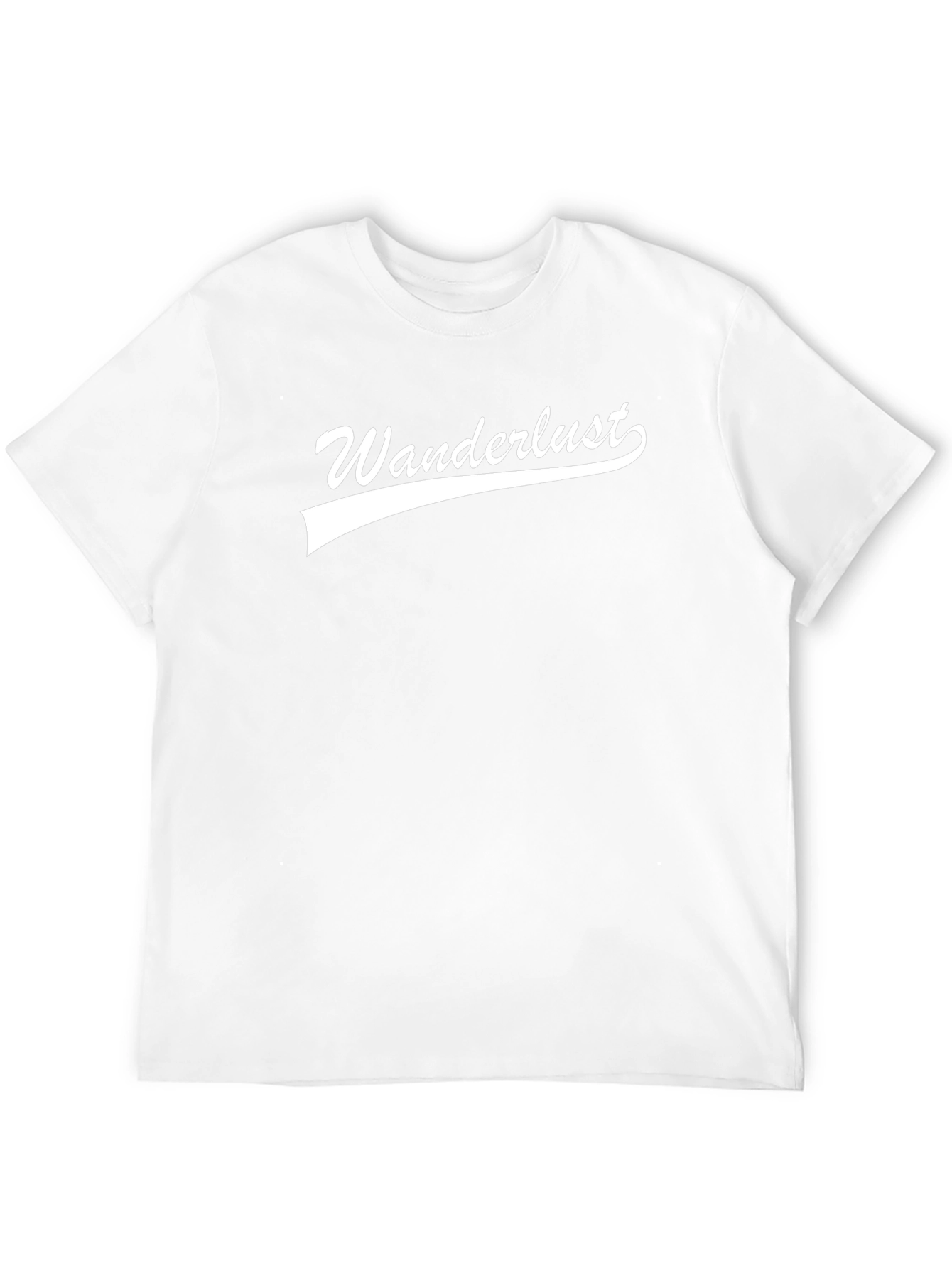 Wanderlust Graphic Tee - Black Cotton T-Shirt