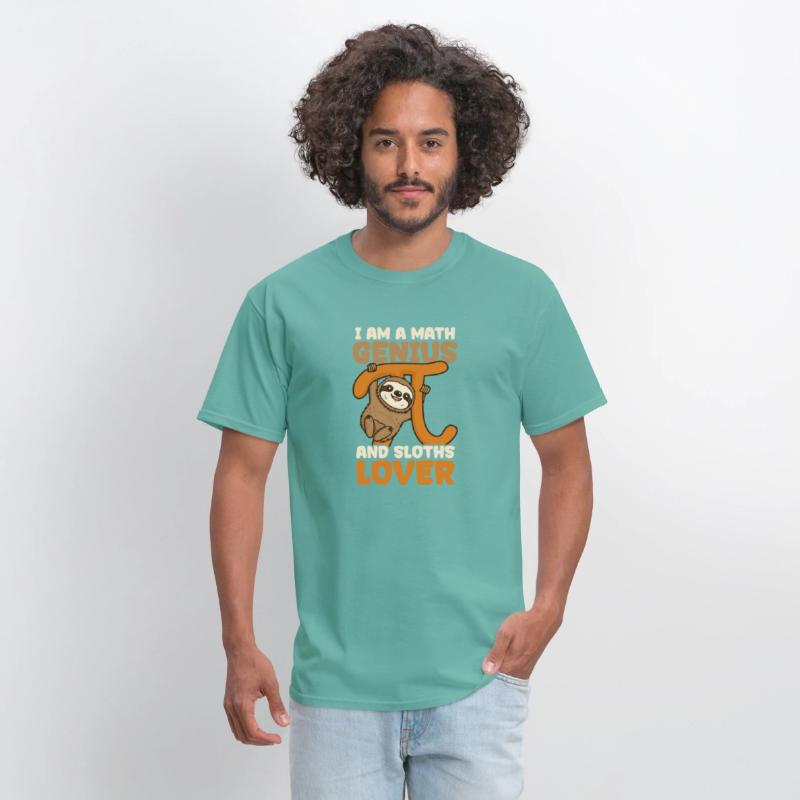 Pi Day Math Genius And Maths Lover Sloth