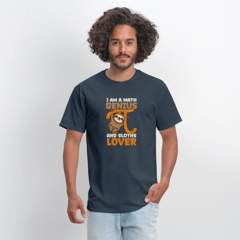 Pi Day Math Genius And Maths Lover Sloth