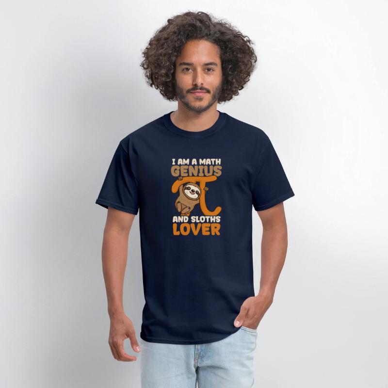 Pi Day Math Genius And Maths Lover Sloth