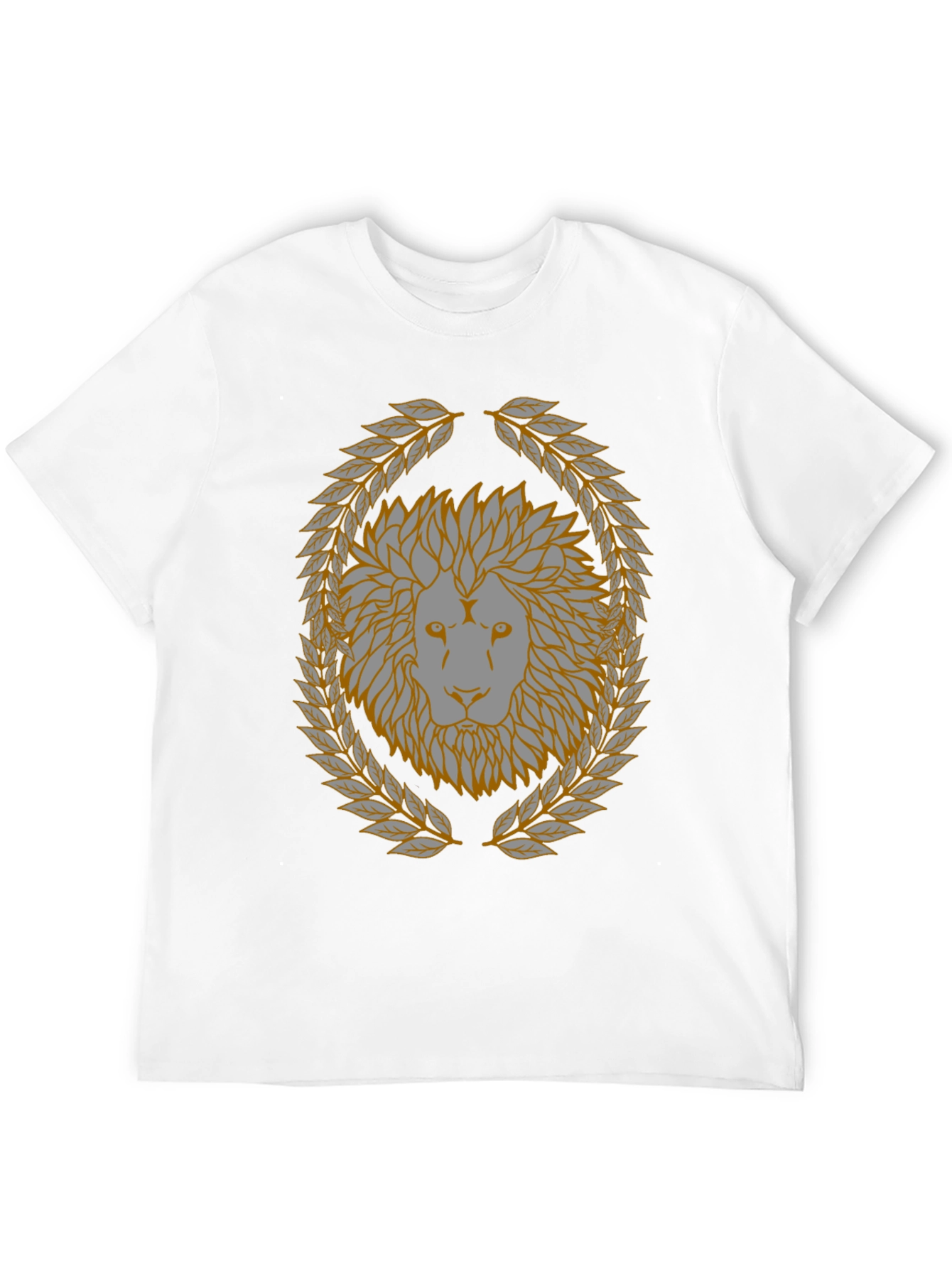 Lion Laurel Wreath Graphic T-Shirt