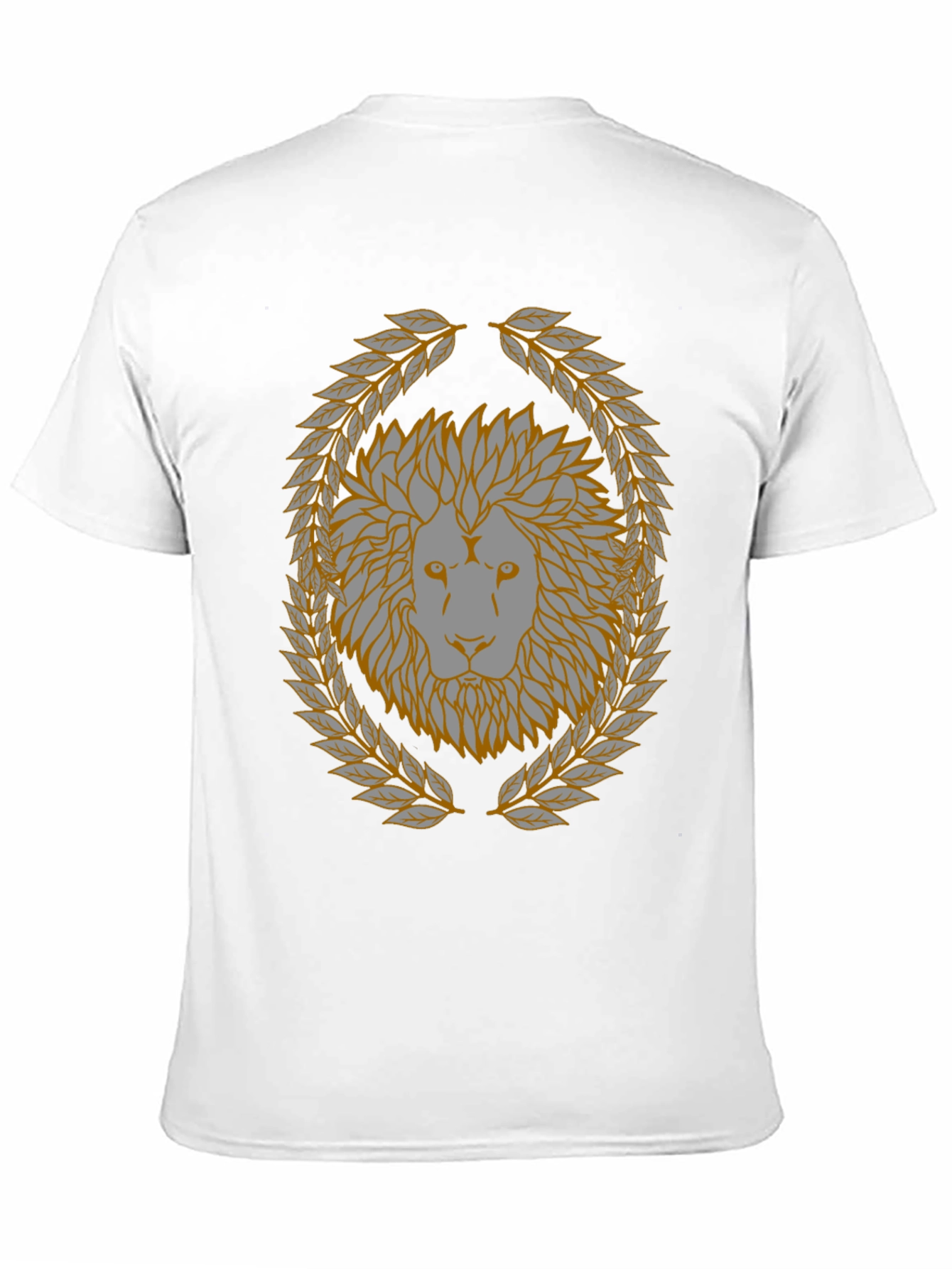 Lion Laurel Wreath Graphic T-Shirt