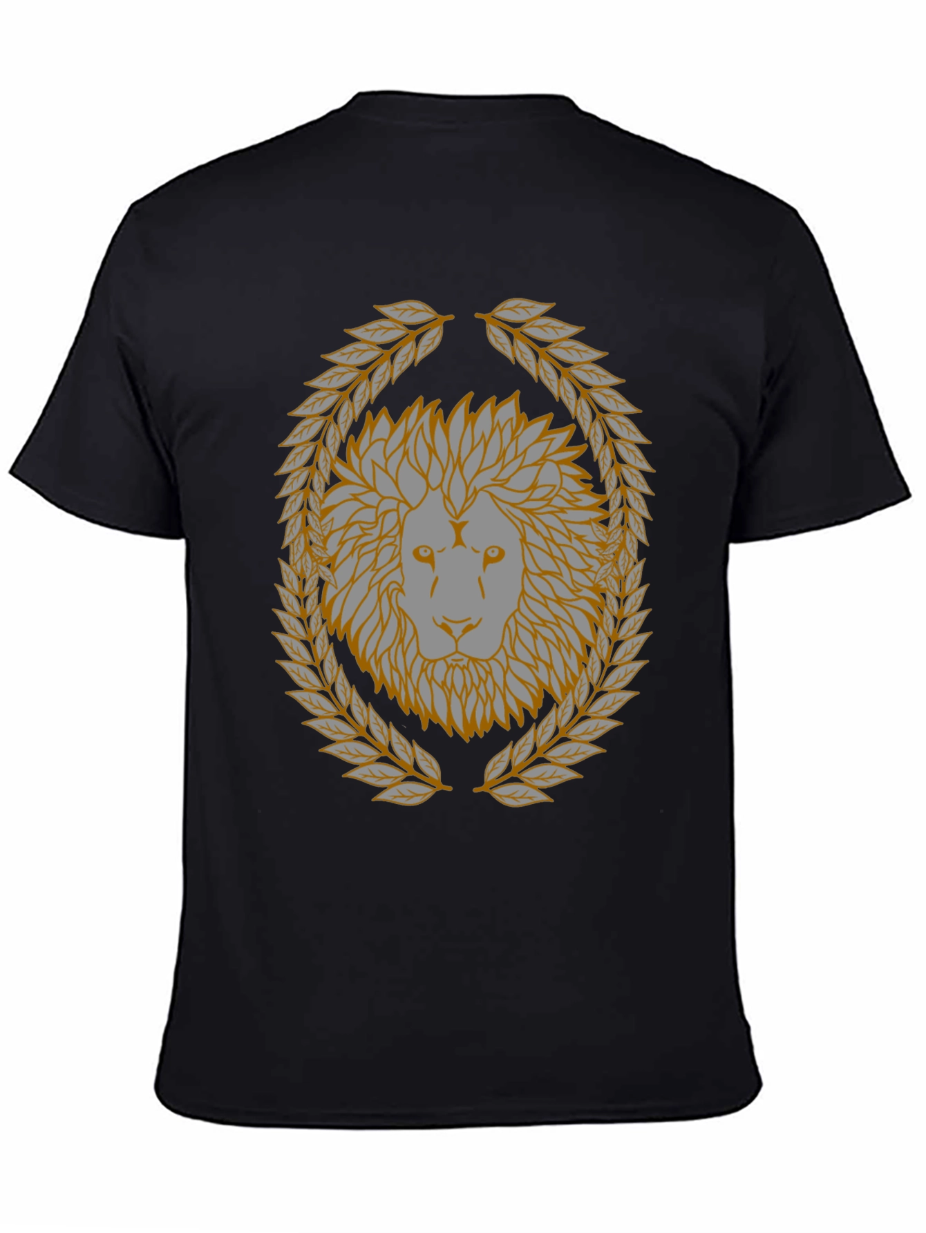 Lion Laurel Wreath Graphic T-Shirt