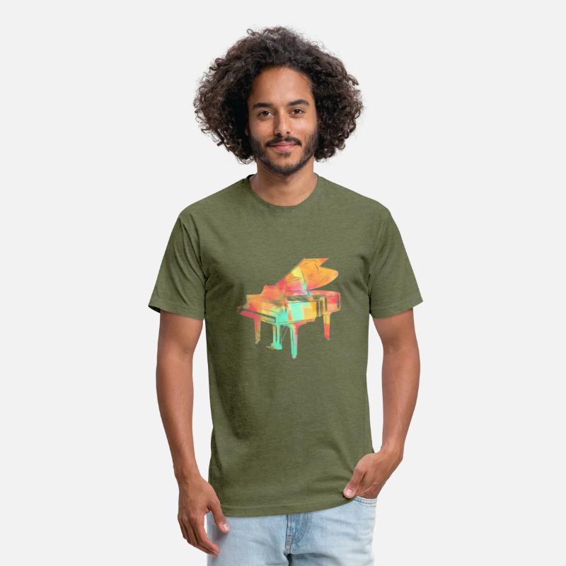 Pianist For Colorful Style Piano