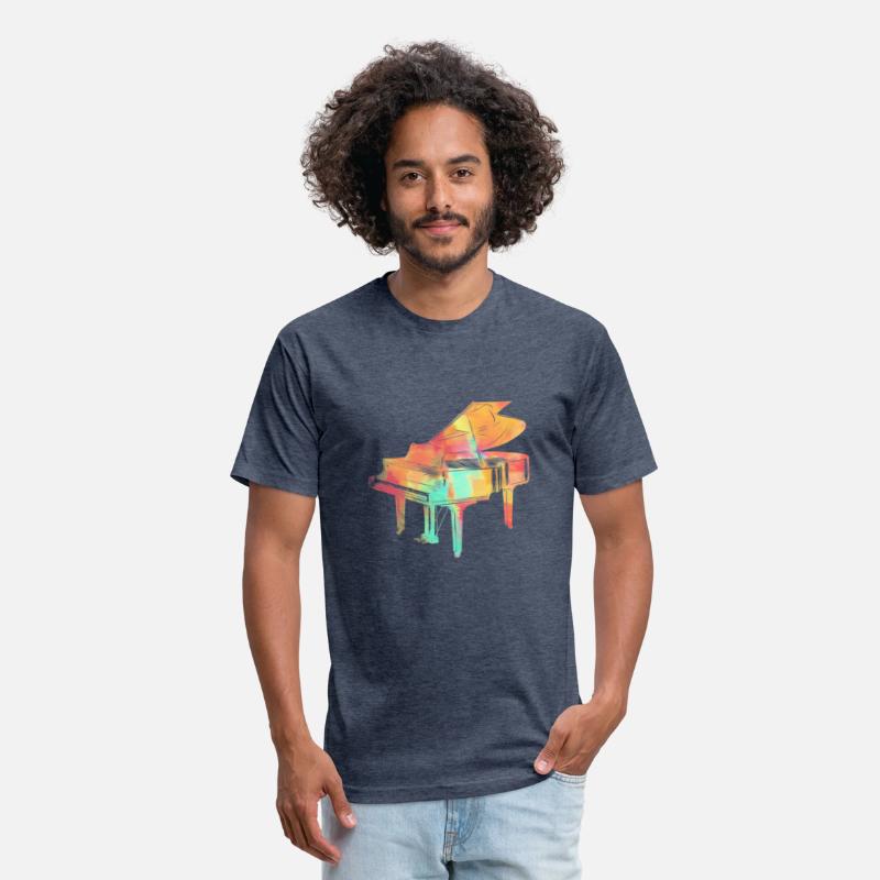 Pianist For Colorful Style Piano