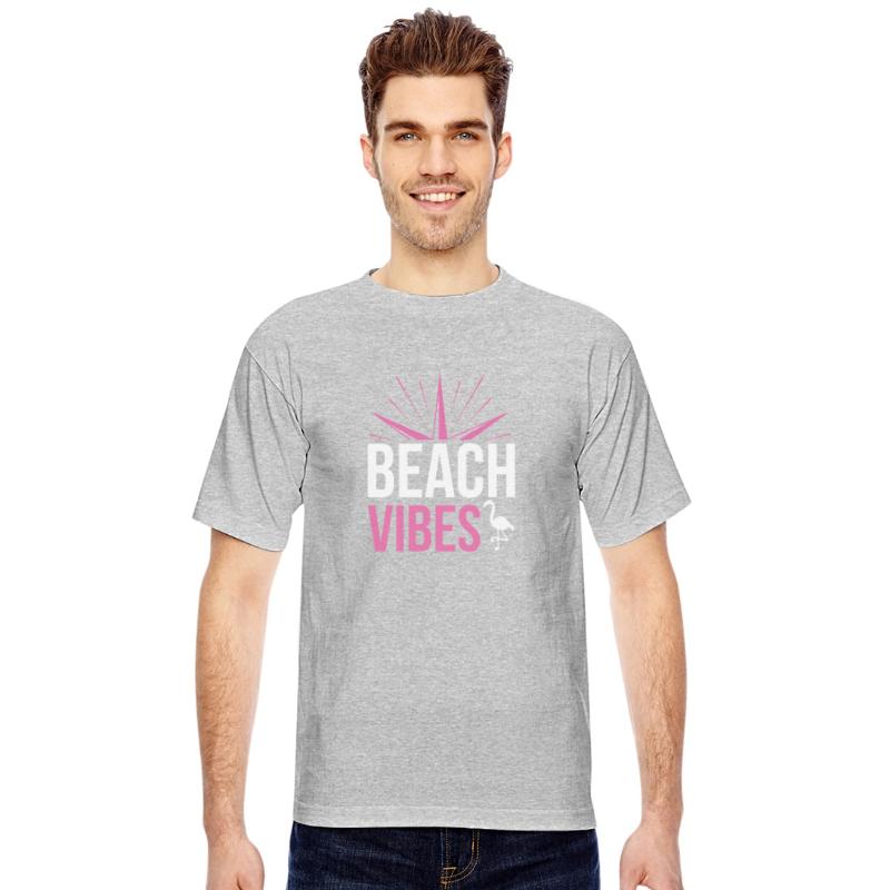 Pink Beach Vibes Quote Design