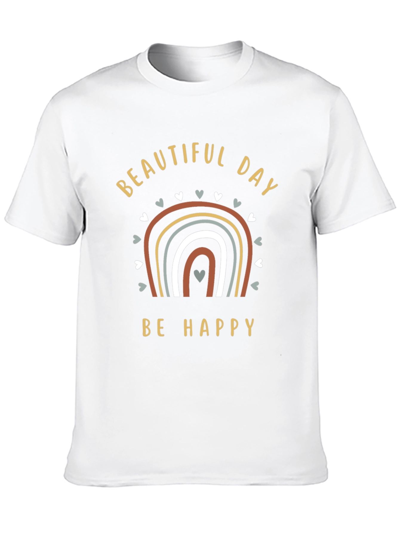Beautiful Day Be Happy Graphic T-Shirt
