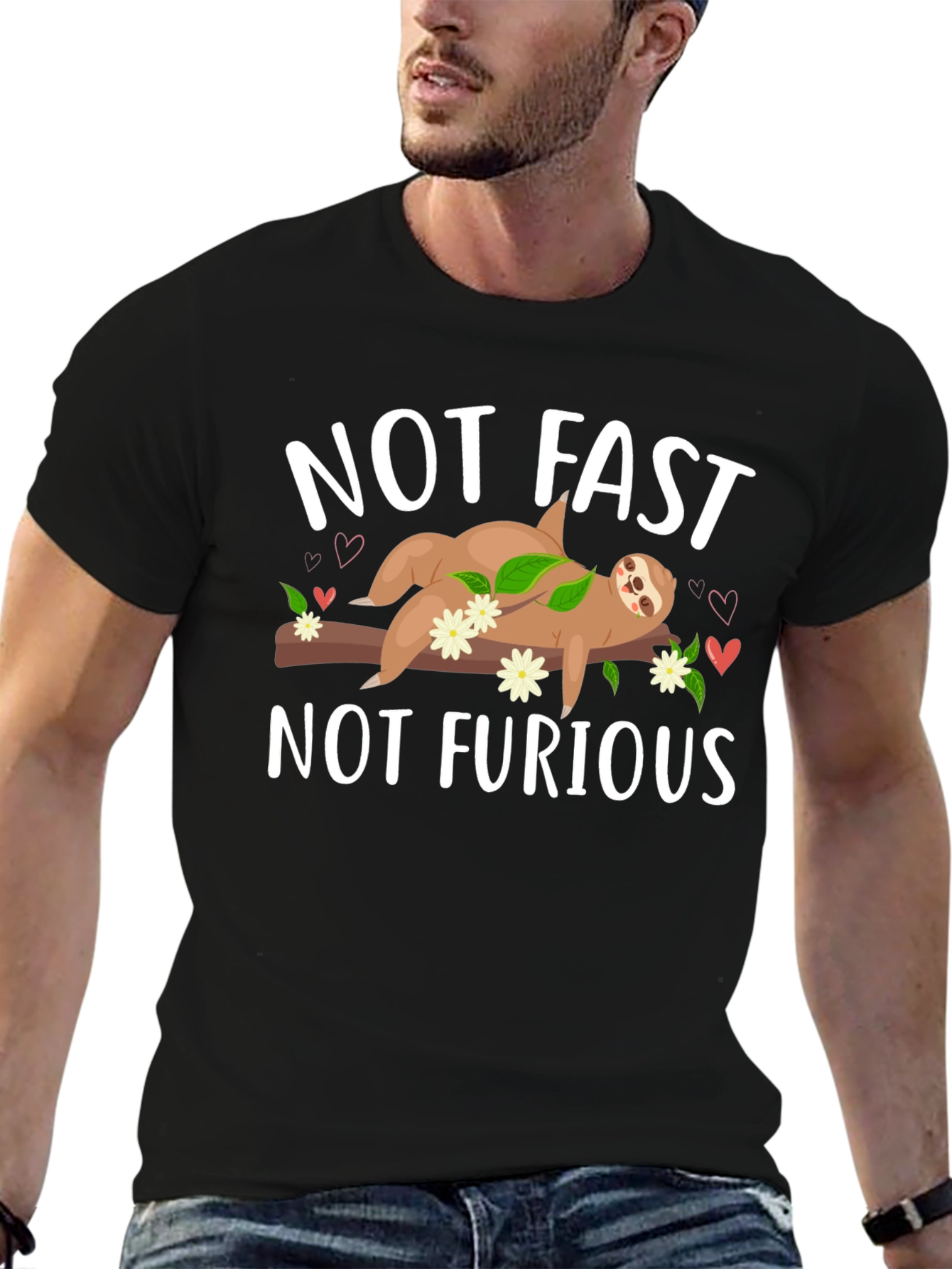 Not Fast Not Furious Sloth T-Shirt