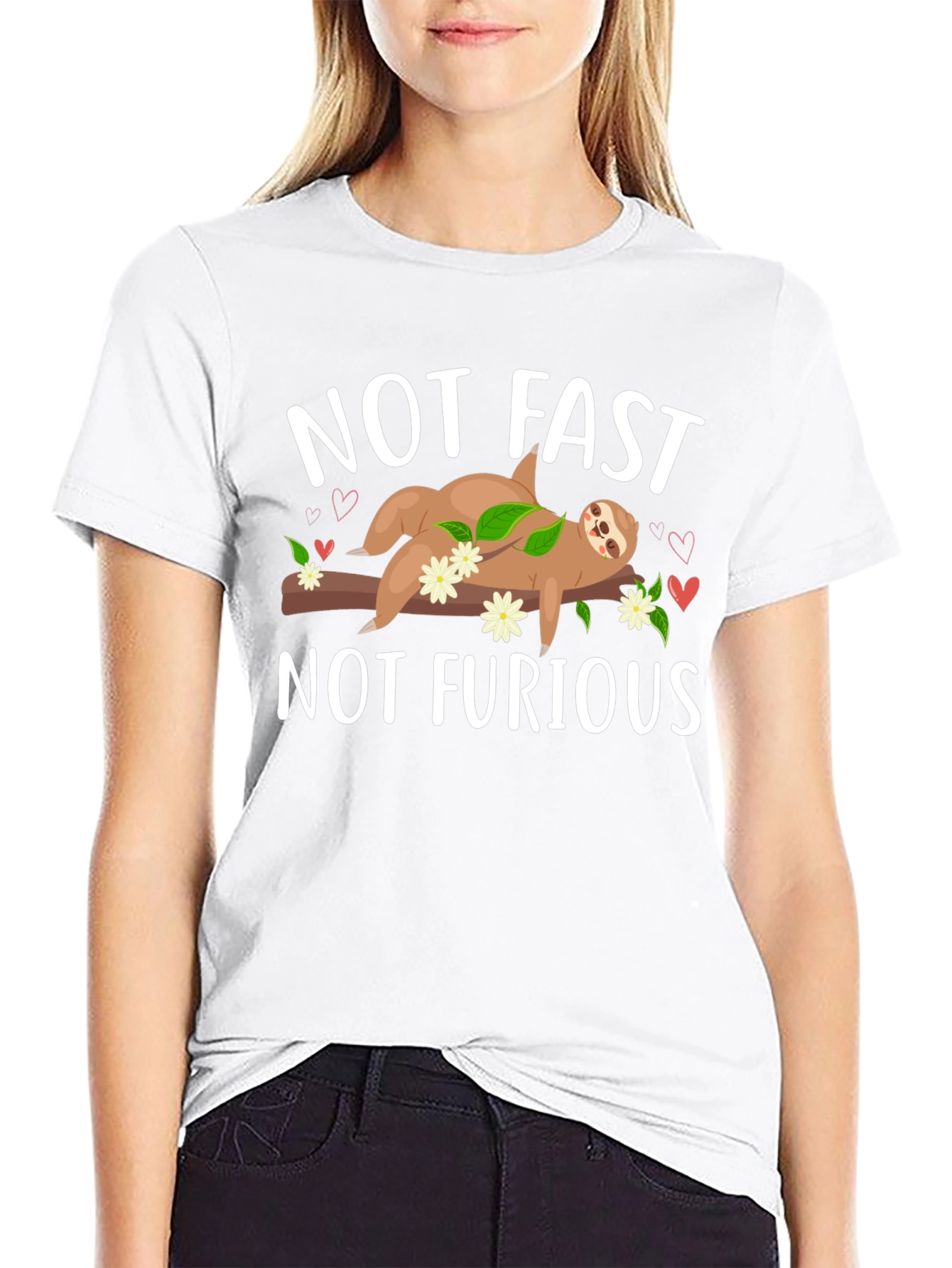 Not Fast Not Furious Sloth T-Shirt