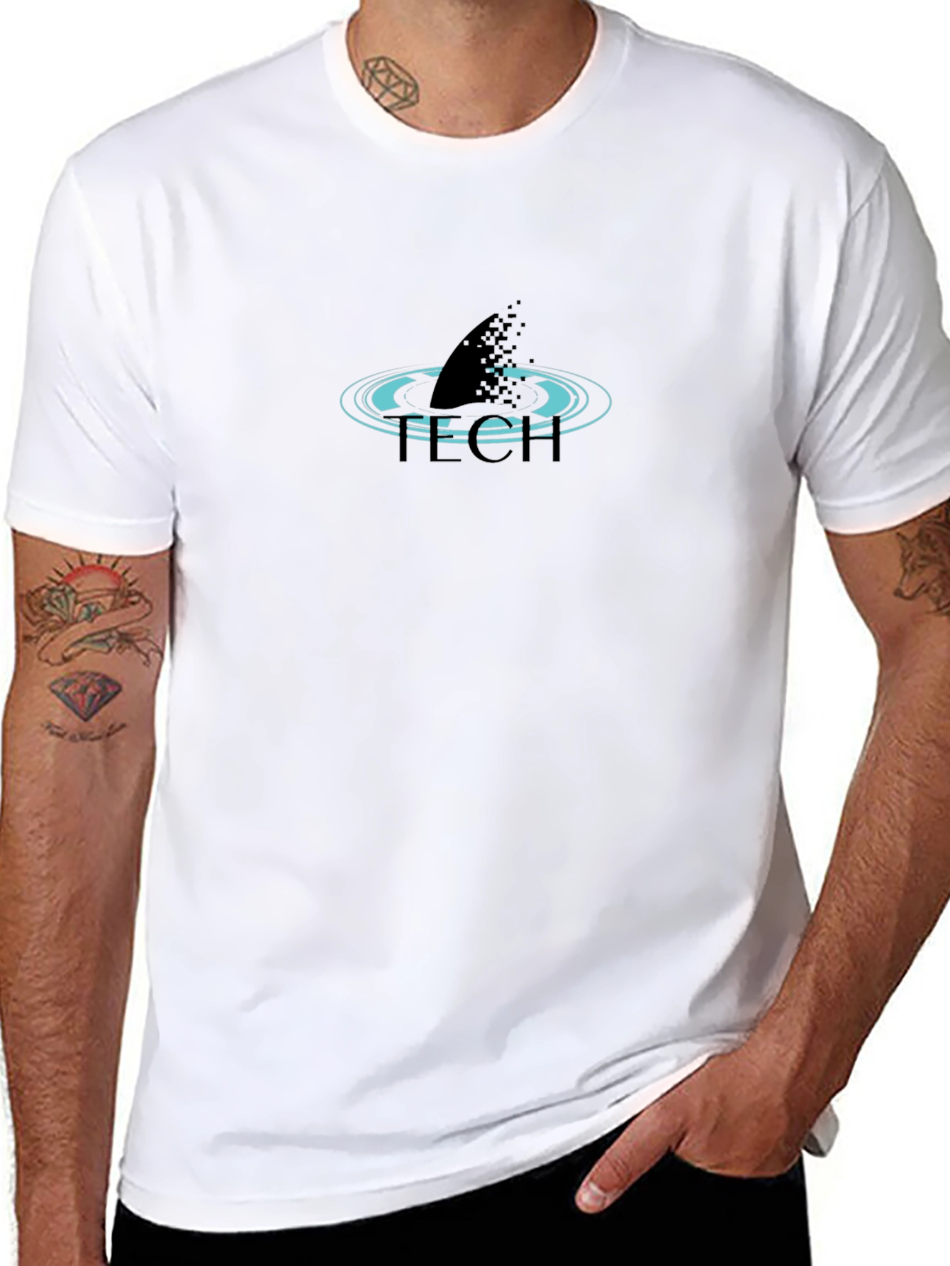 Tech Shark Black T-Shirt
