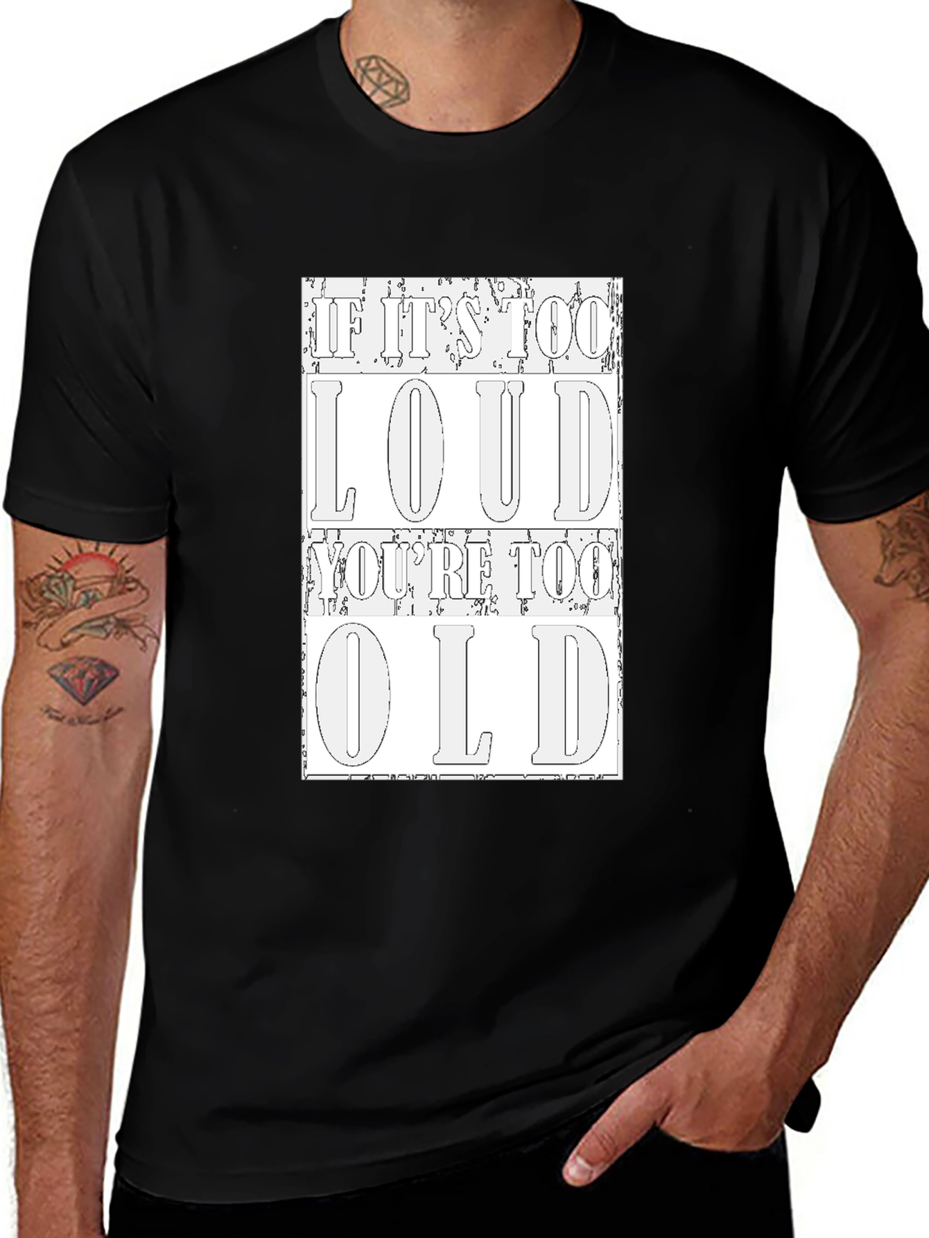 Loud Too Old Graphic Tee