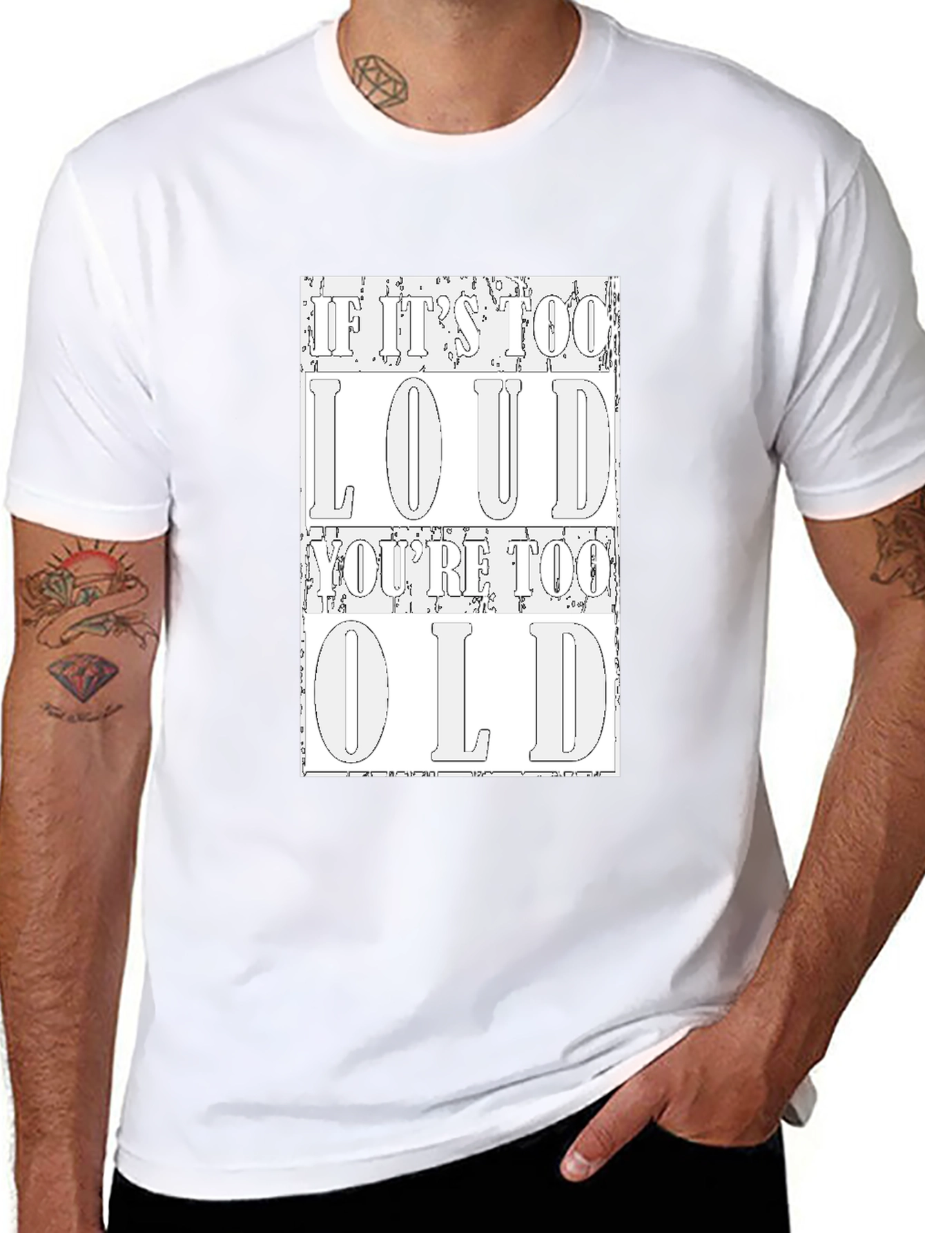 Loud Too Old Graphic Tee