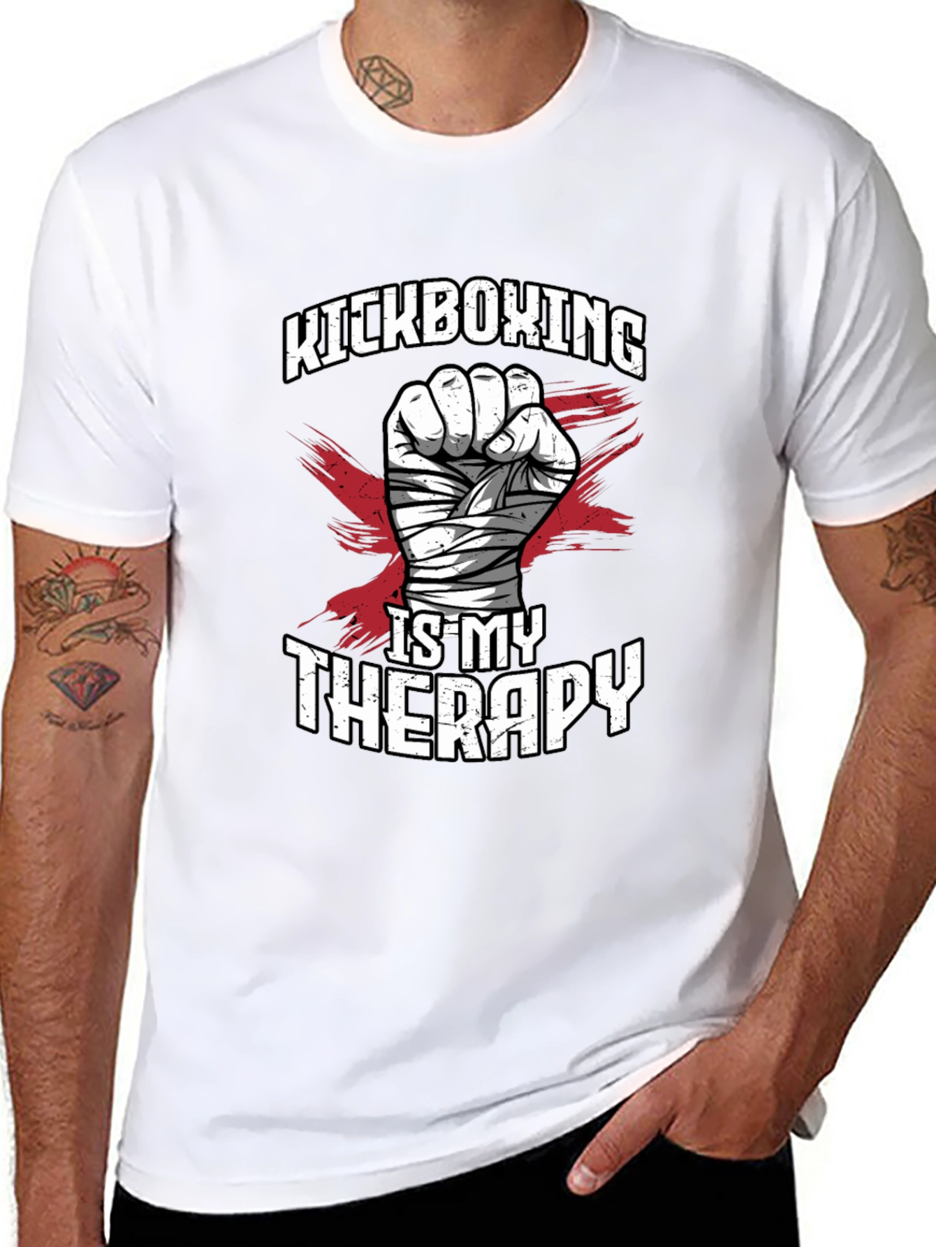 Kickboxing Therapy Graphic Tee