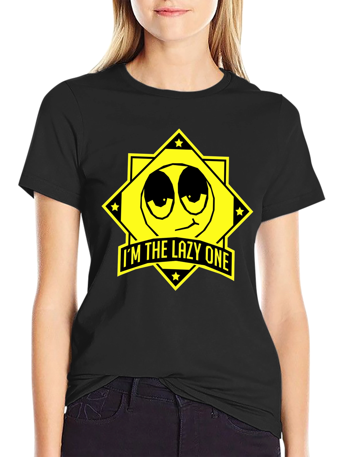 Im the Lazy One Black T-Shirt