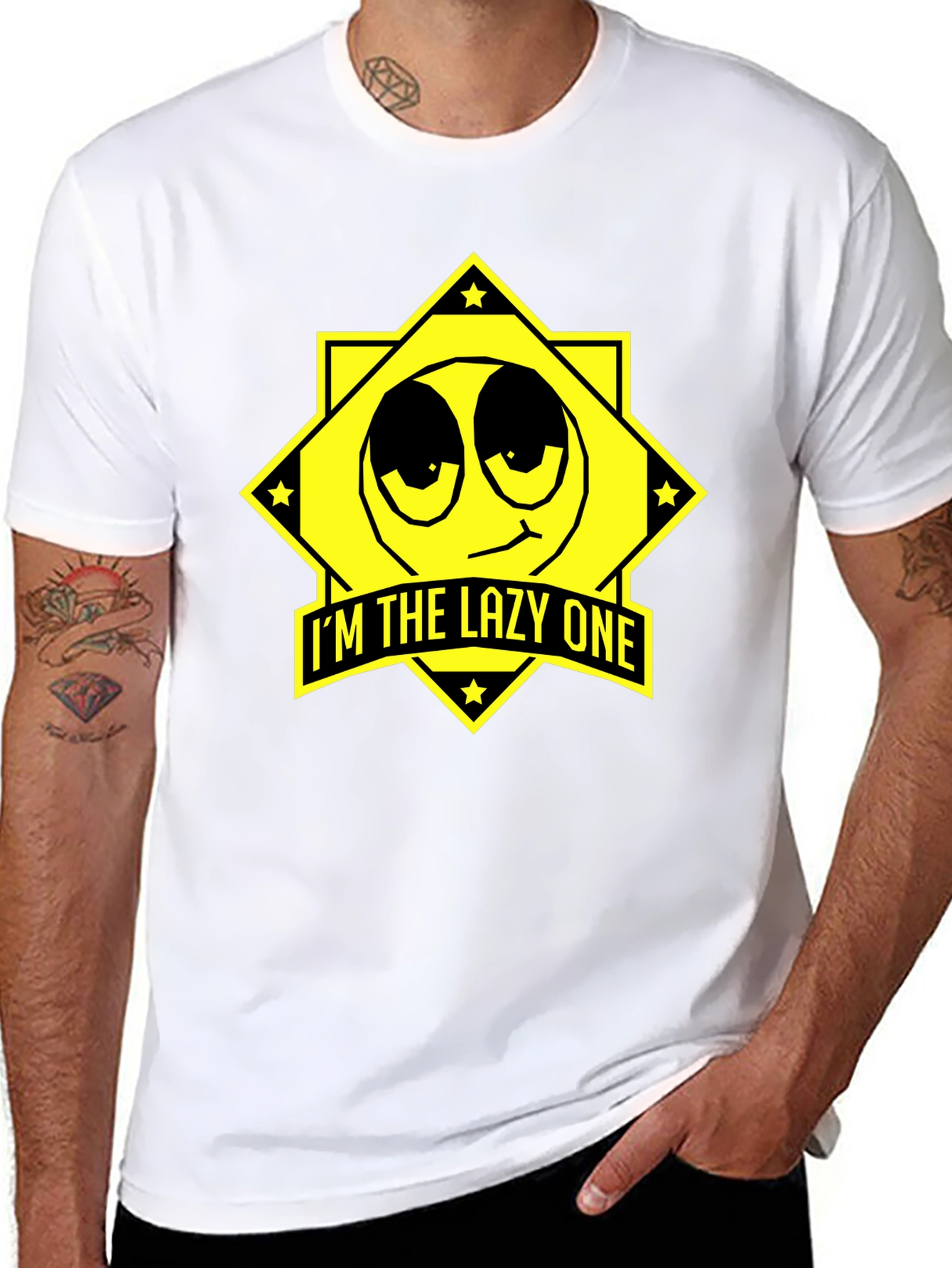 Im the Lazy One Black T-Shirt