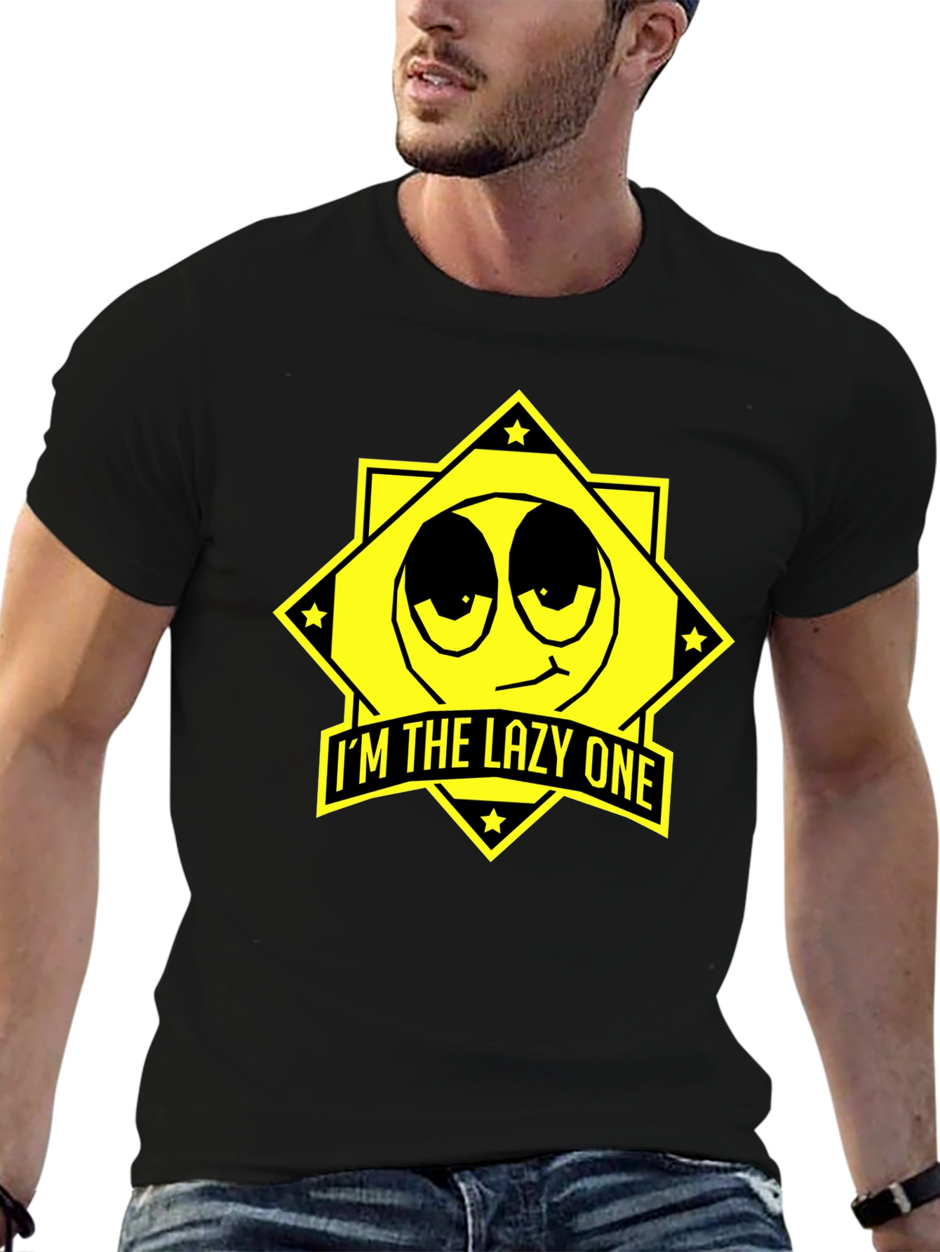 Im the Lazy One Black T-Shirt