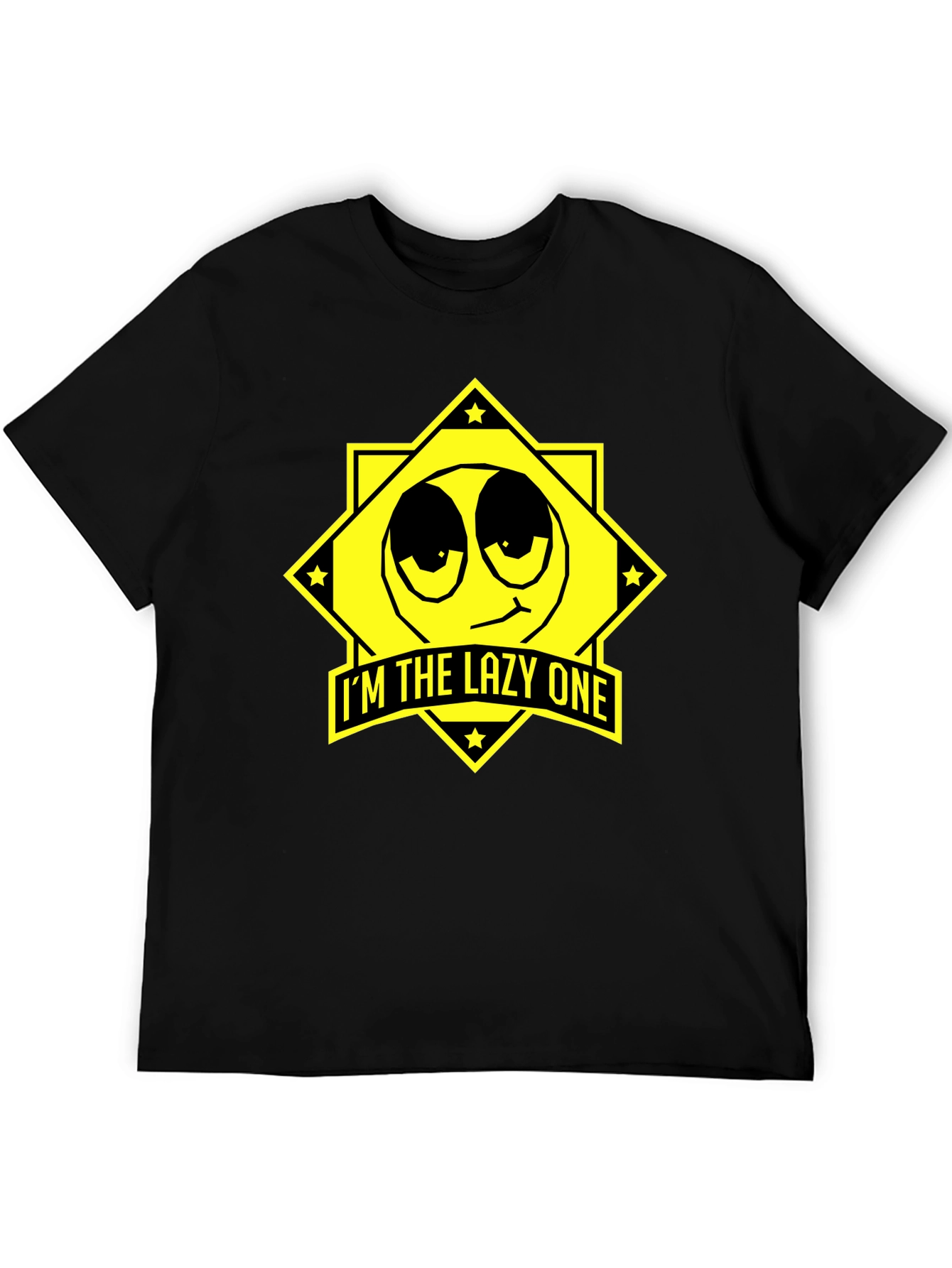 Im the Lazy One Black T-Shirt