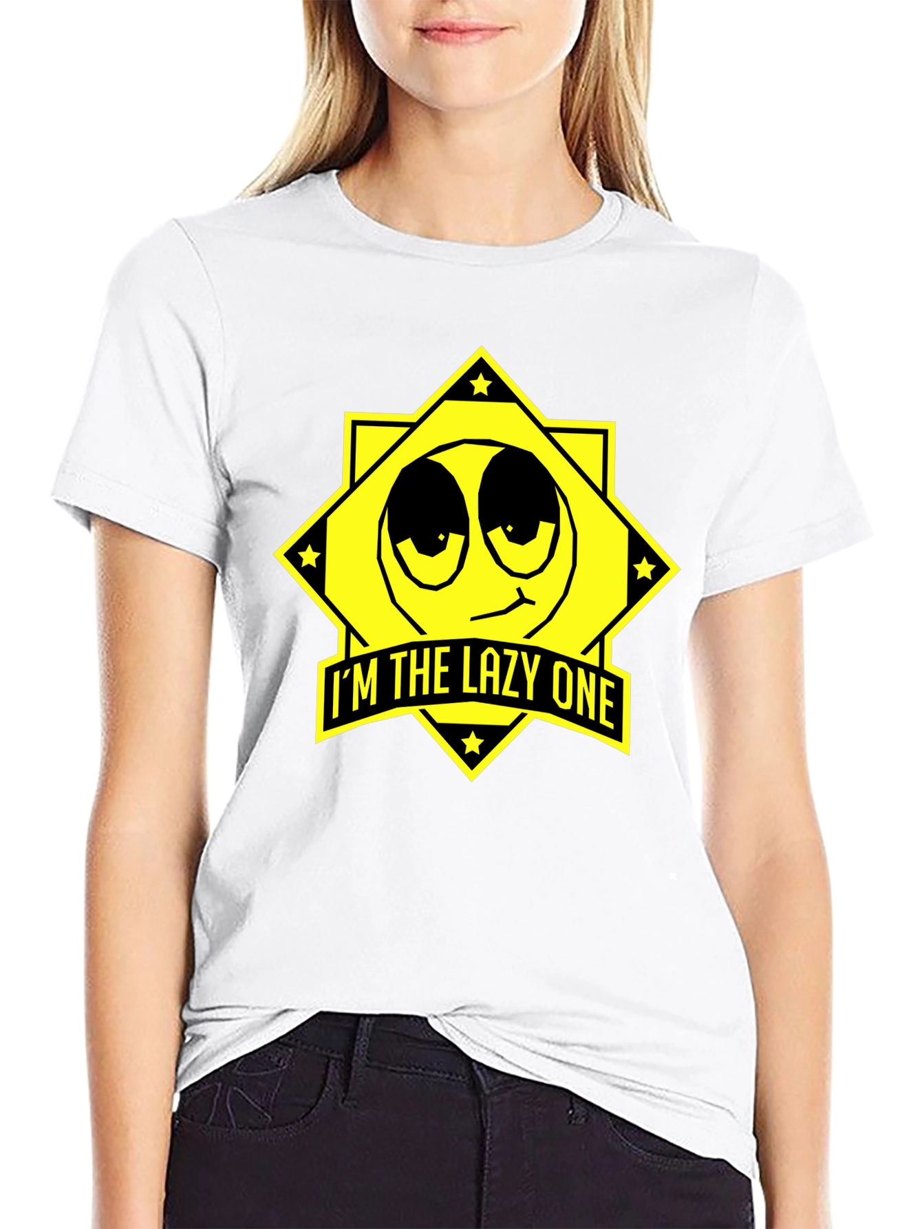 Im the Lazy One Black T-Shirt