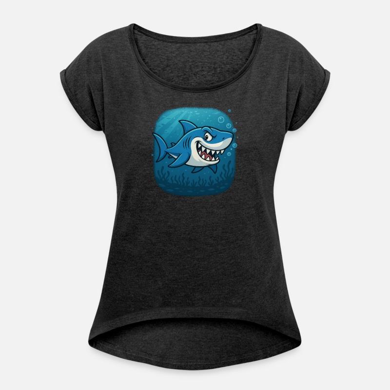 Playful Shark Underwater Scene