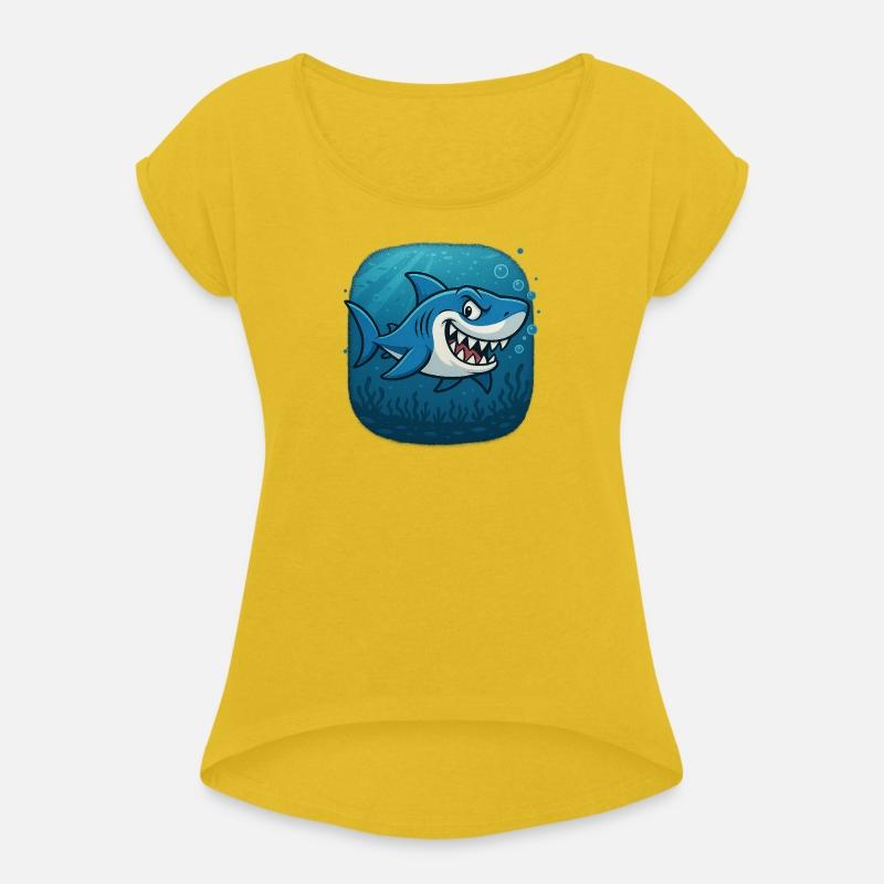 Playful Shark Underwater Scene