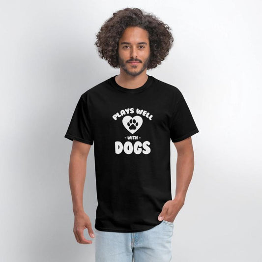 Plays Well With Dogs Funny Dog Walking Canine