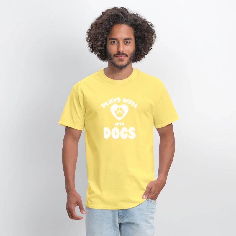 Plays Well With Dogs Funny Dog Walking Canine