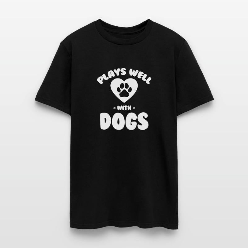 Plays Well With Dogs Funny Dog Walking Canine